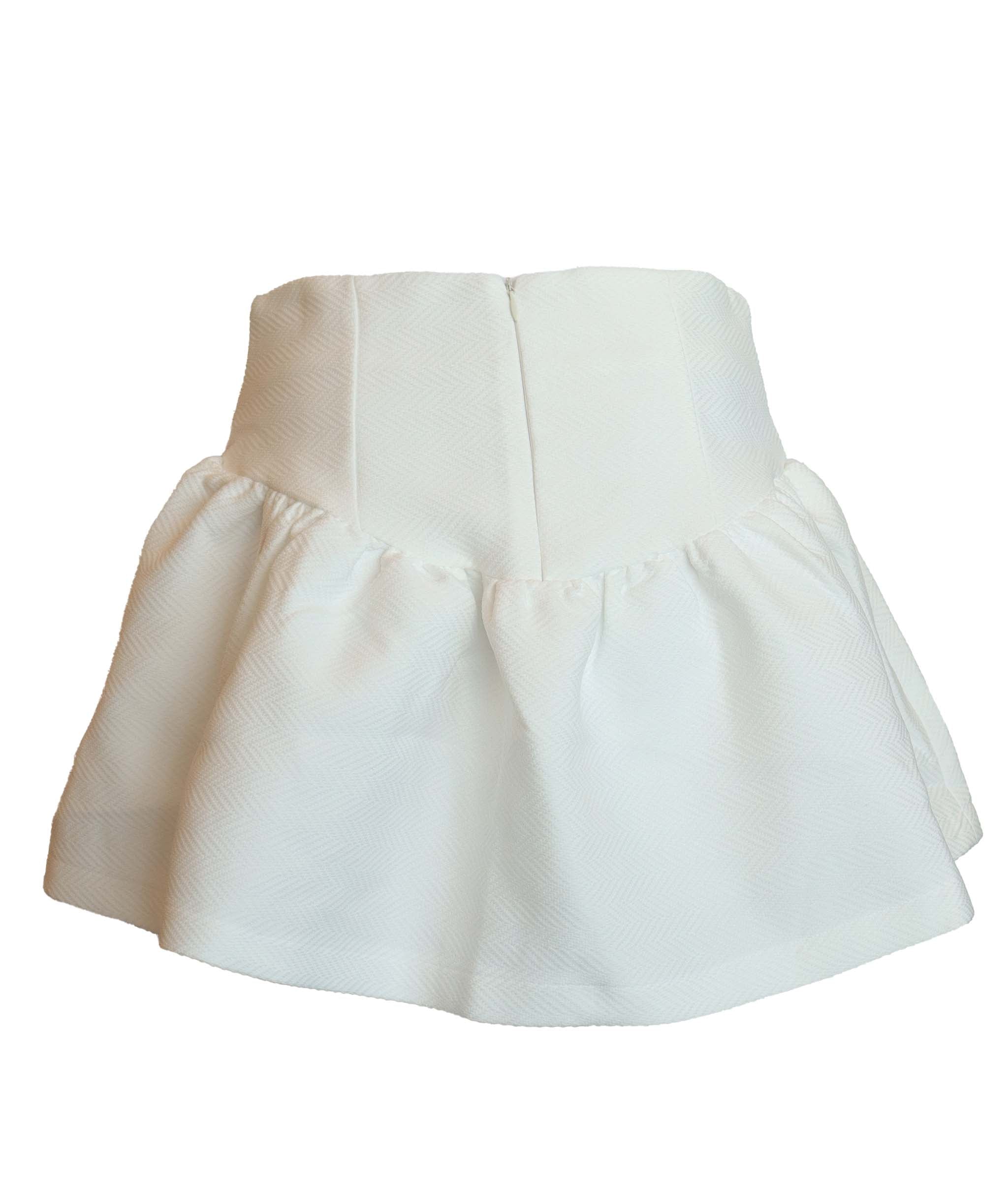 Luxury Promise S Gorgeous Top & Skirt White AGC2751