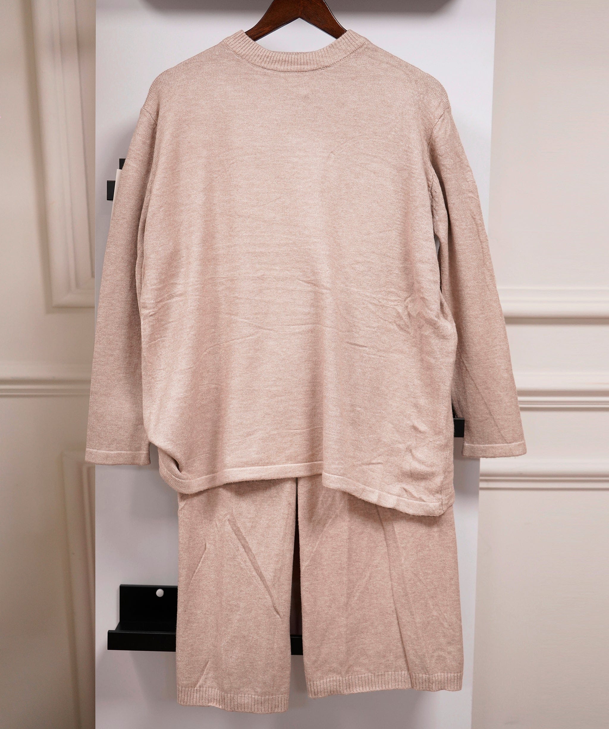 Luxury Promise Sand Crewneck Loungeset Free size AKC0036