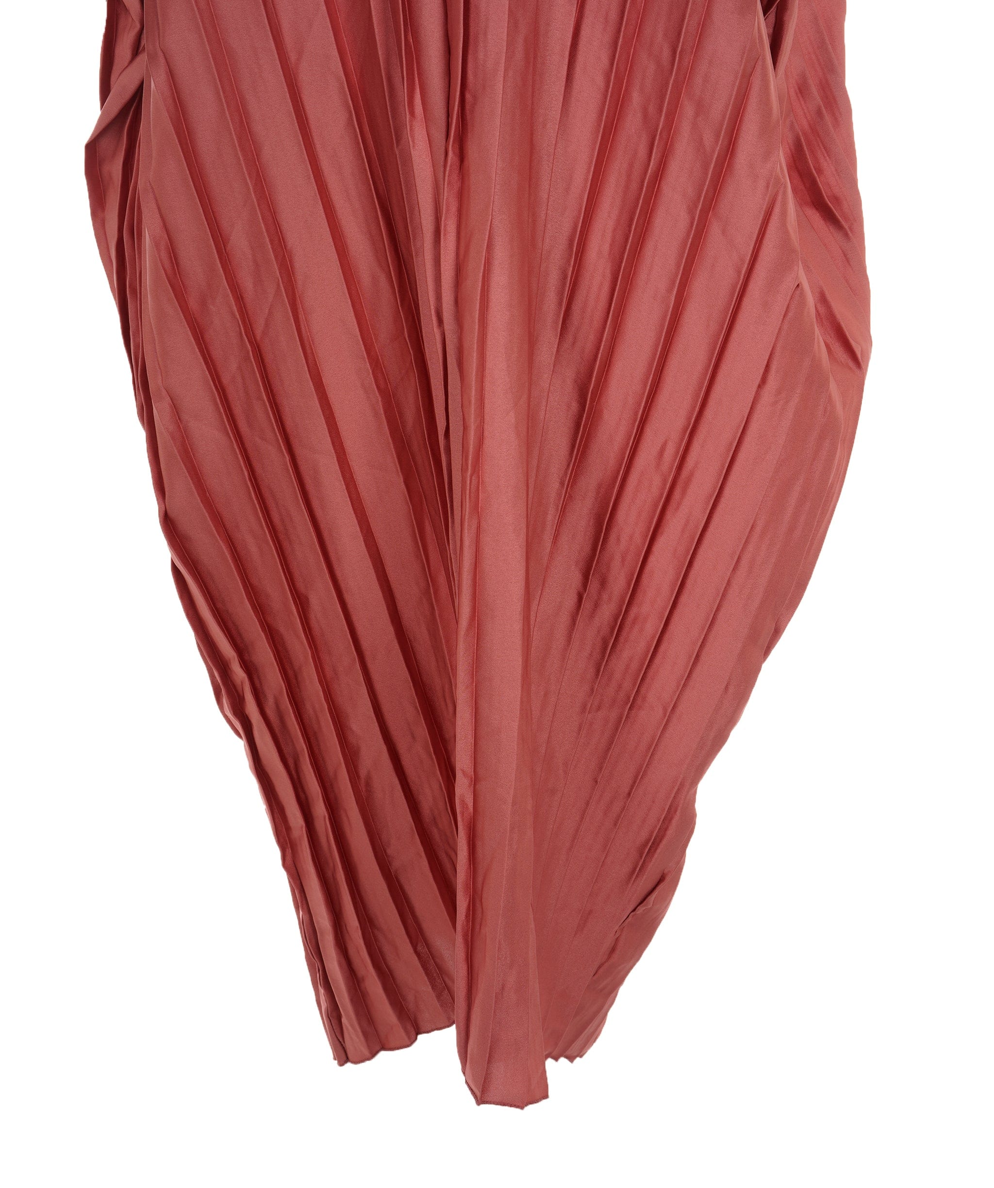 Luxury Promise Satin V-Neck Pleated Kaftan Dusky pink (One size UK 8-20)AKL0139