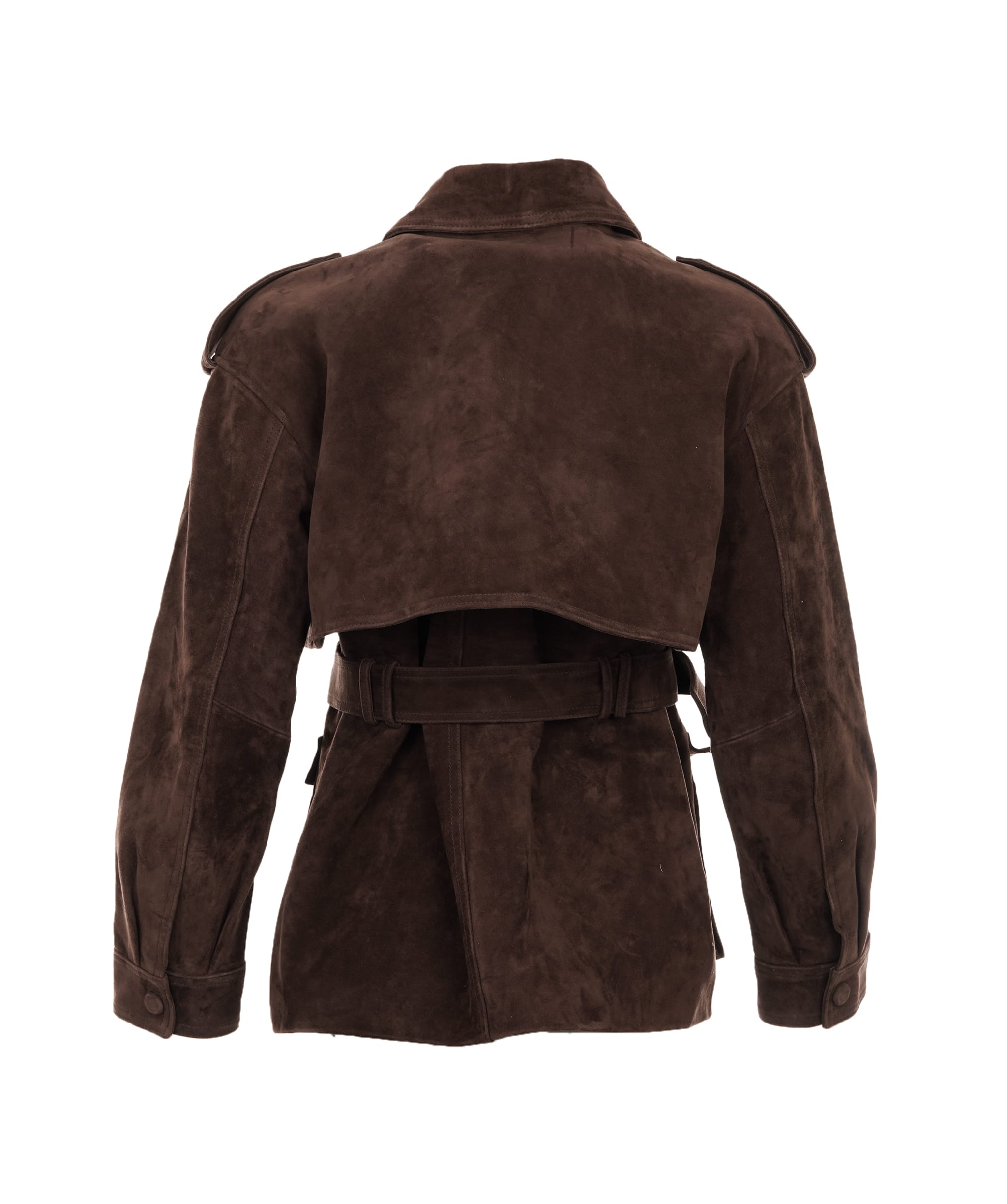 Luxury Promise SUEDE BROWN COAT ALC4165