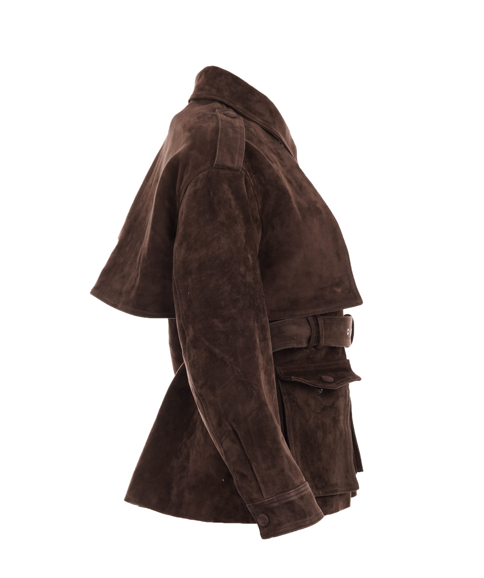 Luxury Promise SUEDE BROWN COAT ALC4165