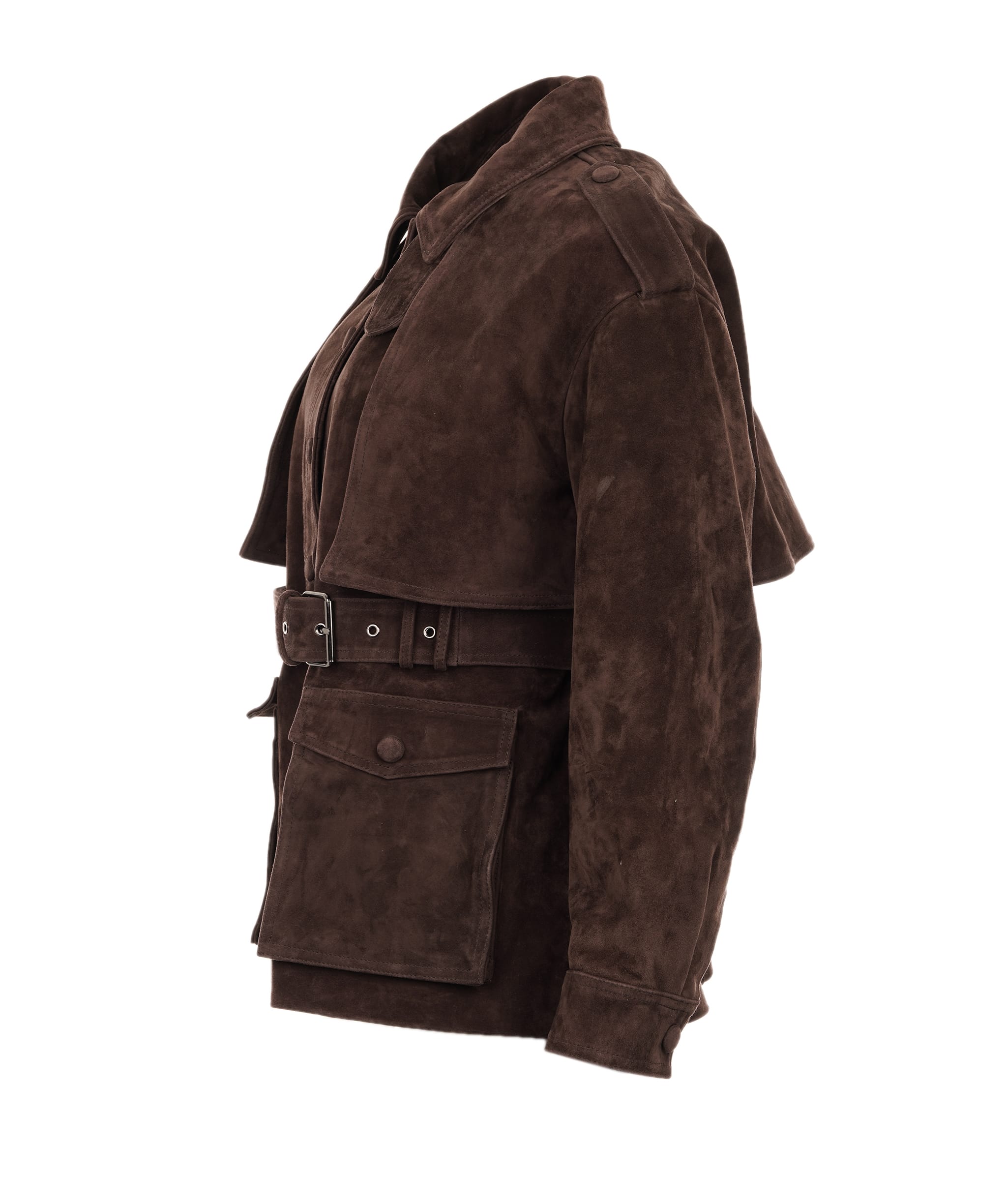 Luxury Promise SUEDE BROWN COAT ALC4165