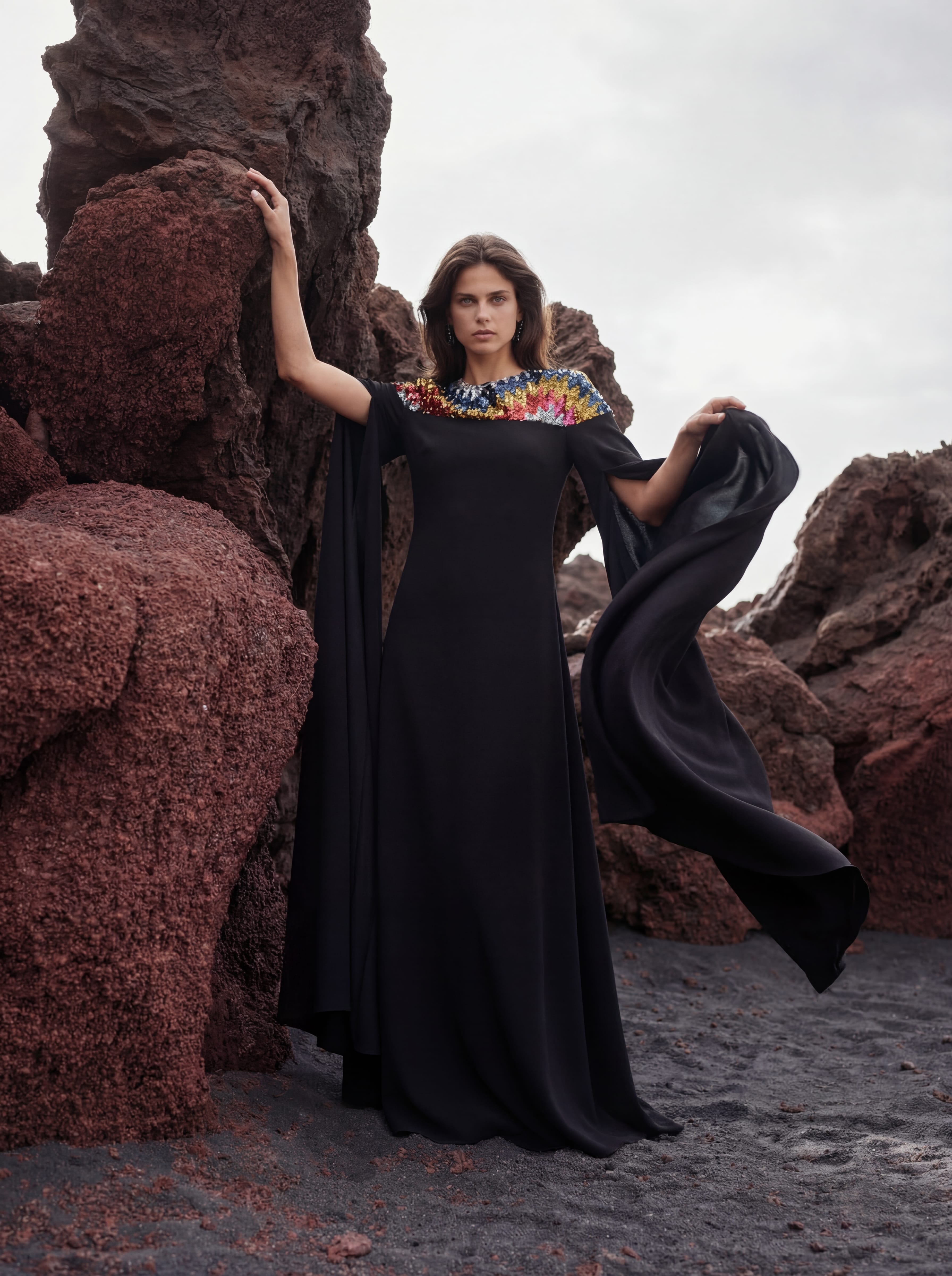 Luxury Promise THE ROYAL DRESS NAVY BLUE SIZE M ASC7043