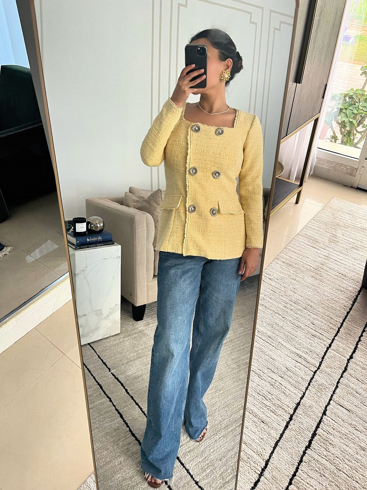 Luxury Promise Yellow Ashna blazer TP005