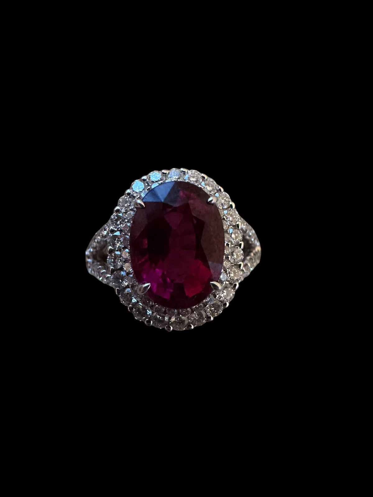 Luxury Promise 3.30ct Tourmaline & 0.693ct Natural Diamond Ring set in 18K Gold