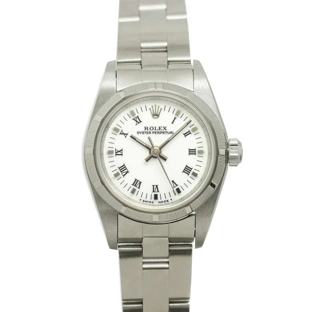 LUXURY PROMISE ROLEX Oyster Perpetual 76030 Serial A Automatic White Dial Ladies 90327912