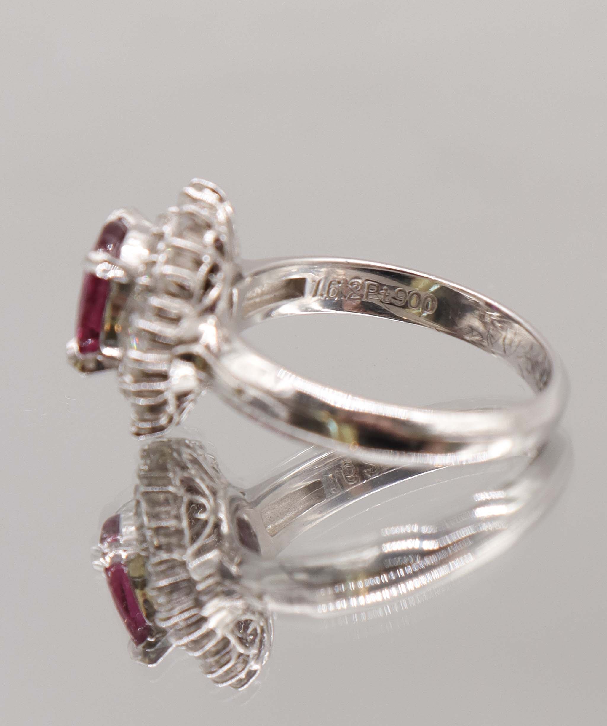 Luxury Promise Ruby 1.62 dia 0/60 ring PT 21523