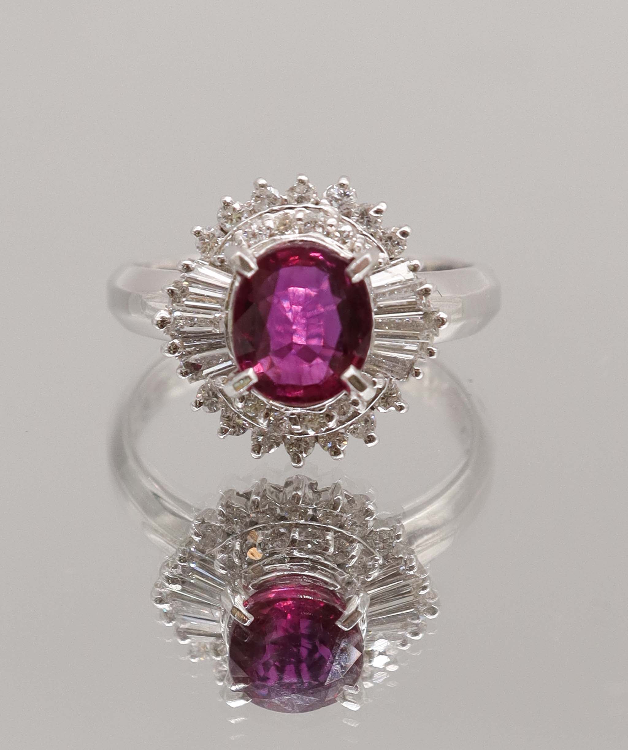 Luxury Promise Ruby 1.62 dia 0/60 ring PT 21523