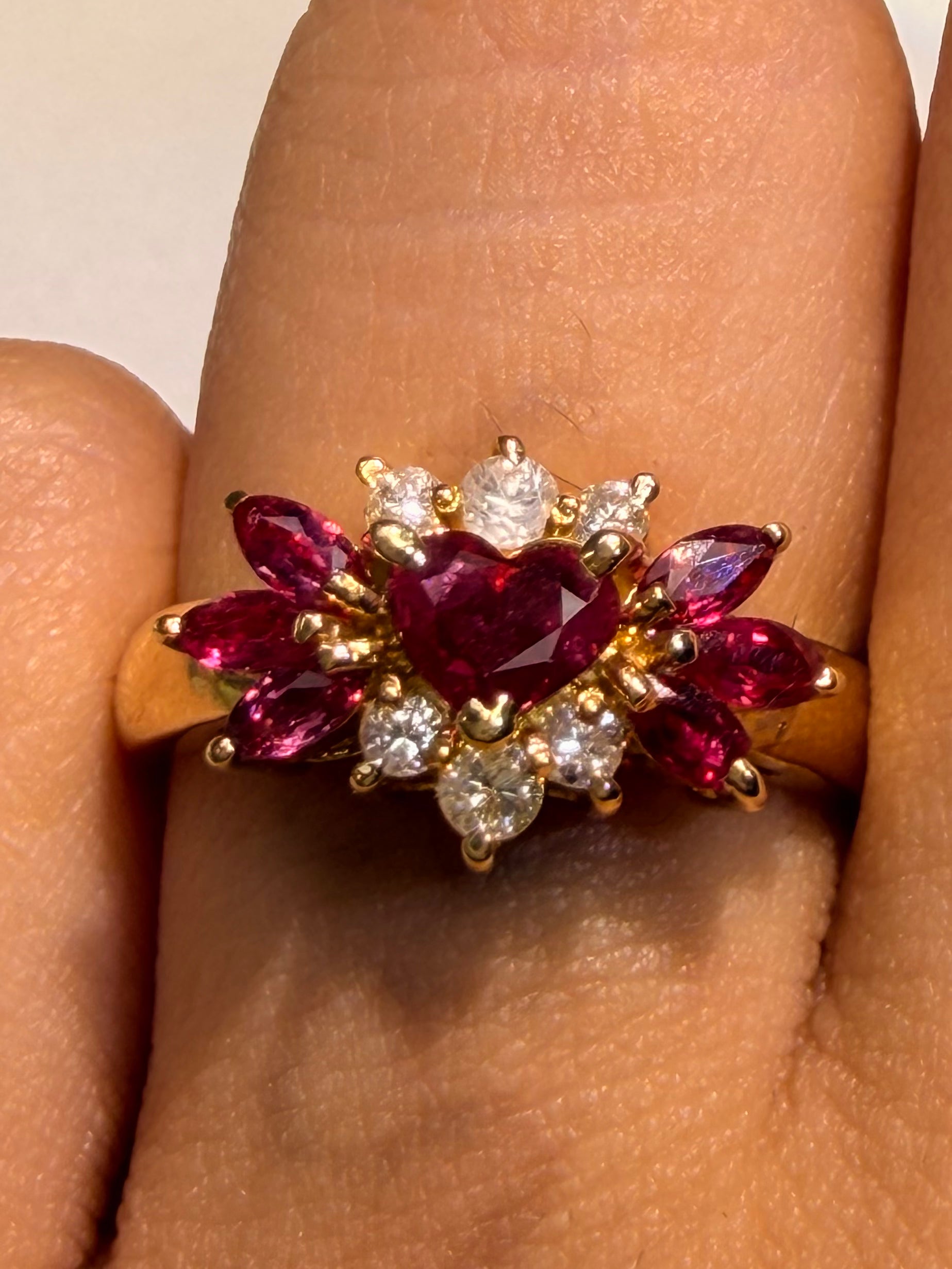 Luxury Promise Ruby Band in 18K / R0.80ct / D0.18ct (5.5us) 3326 JJC0522