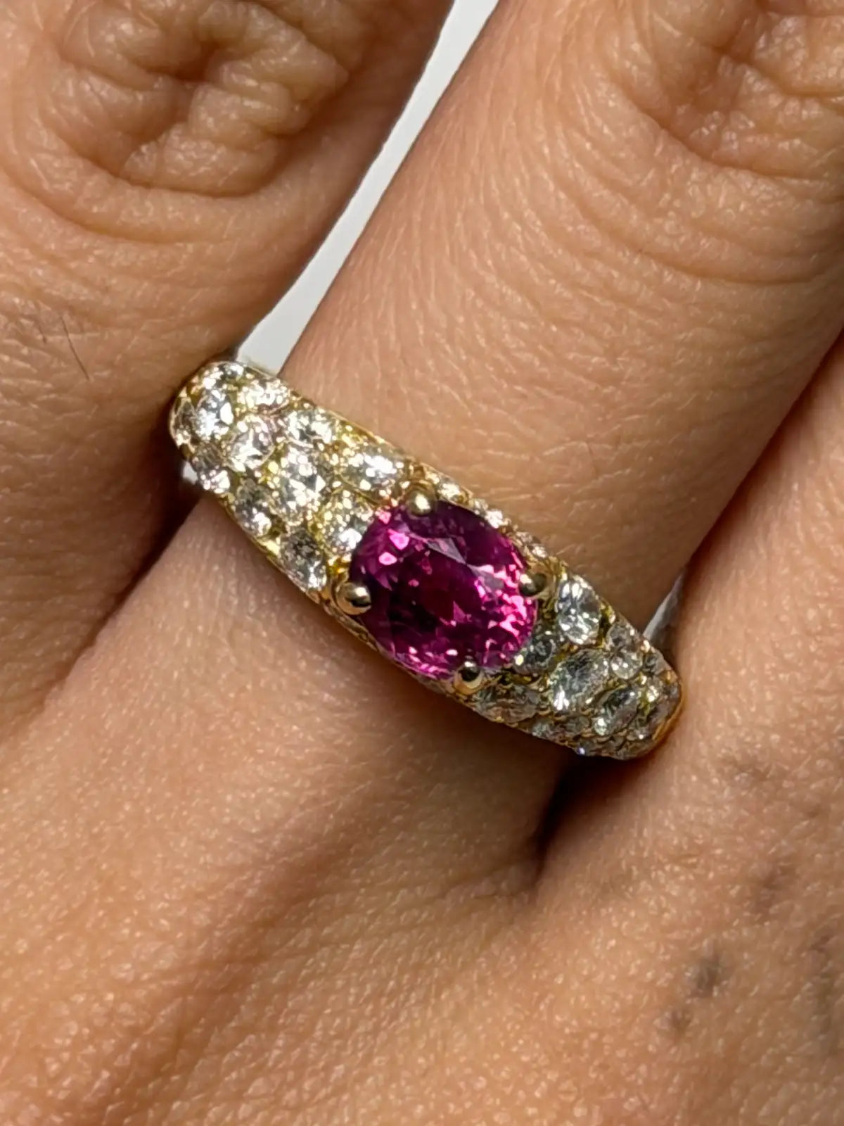 Luxury Promise Ruby&Diamond Band in 18K - R1.68ct / D 6223 JJC0415
