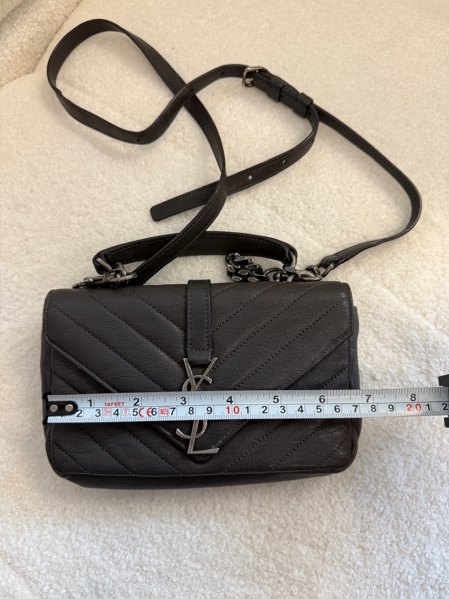 LUXURY PROMISE Saint Laurent College Mini Shoulder Bag