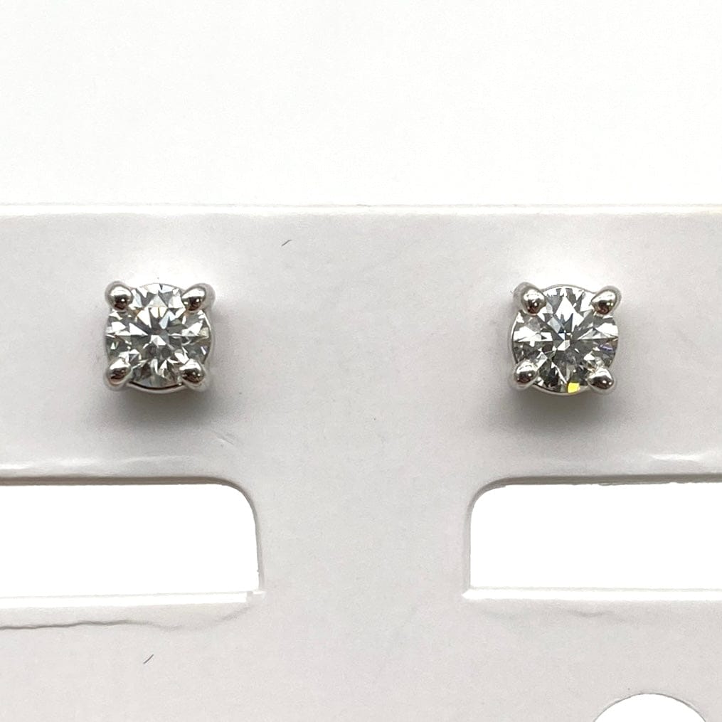 LUXURY PROMISE TASAKI IPt900 Diamond Earrings D0.21*2 2 Boxes 52012