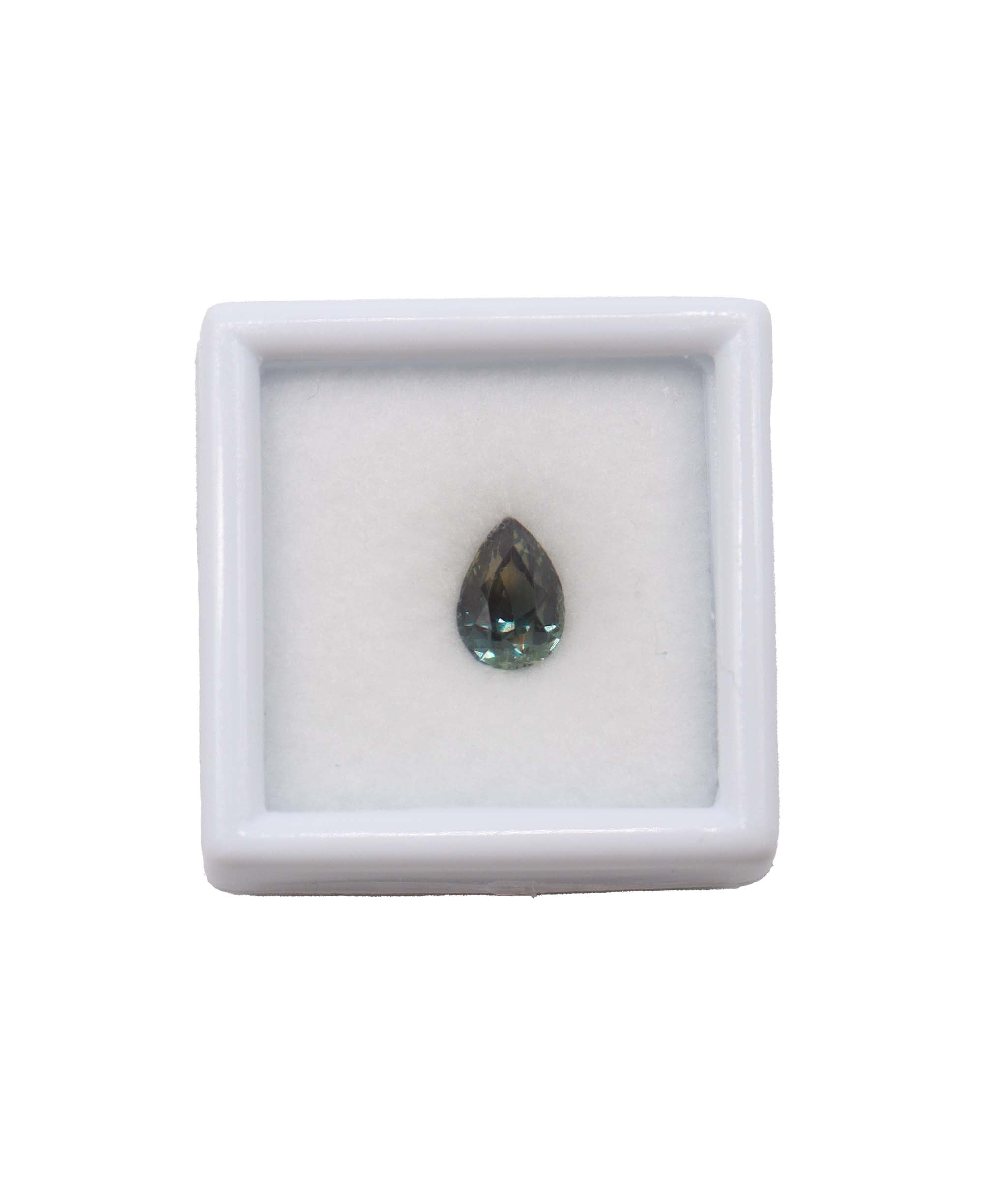 Luxury Promise TEAL GREEN SAPPHIRE NATURAL UNHEATED 1.23 MS 18024 MS 18024
