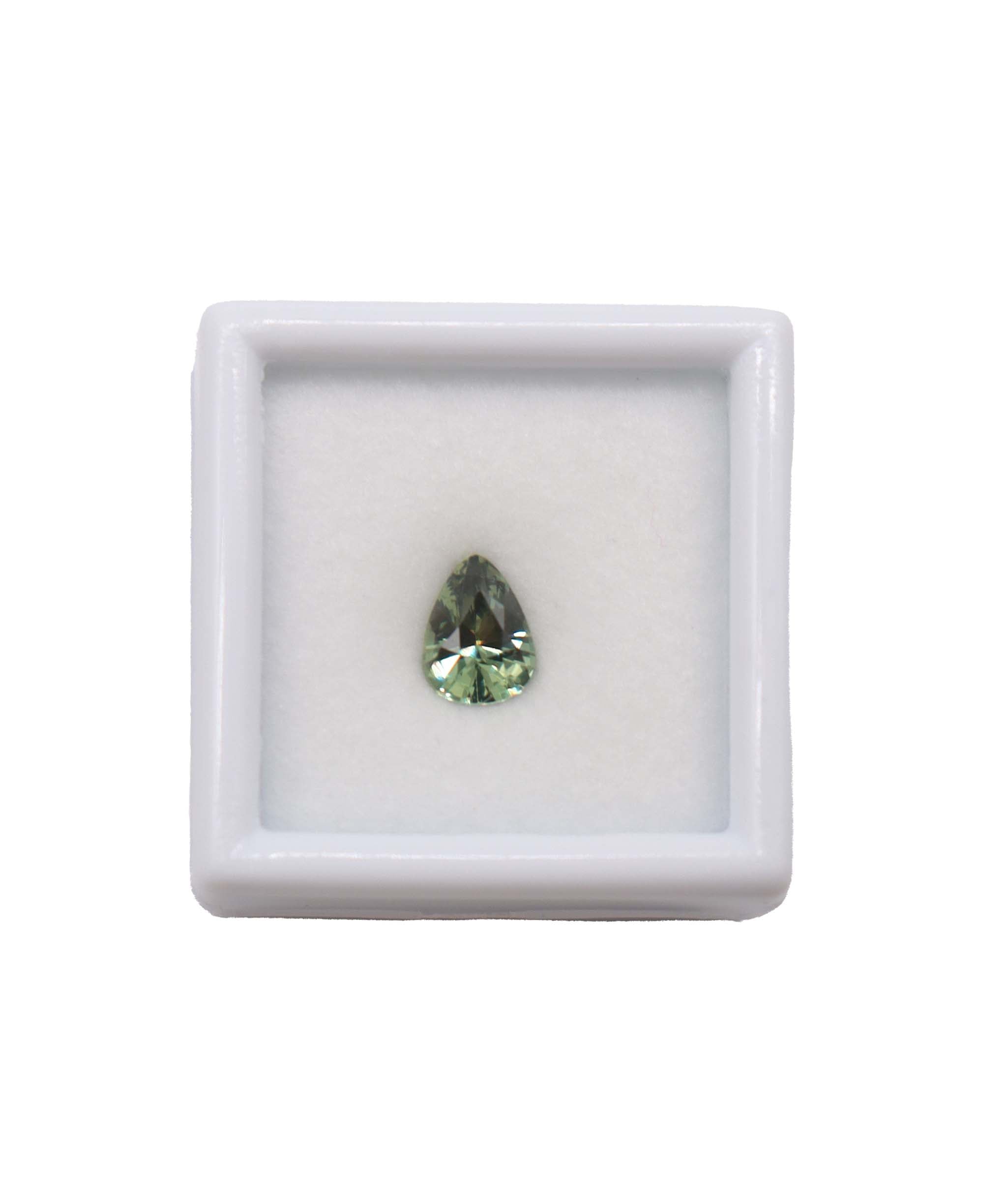 Luxury Promise TEAL GREEN SAPPHIRE NATURAL UNHEATED 1 MS 18028 MS 18028