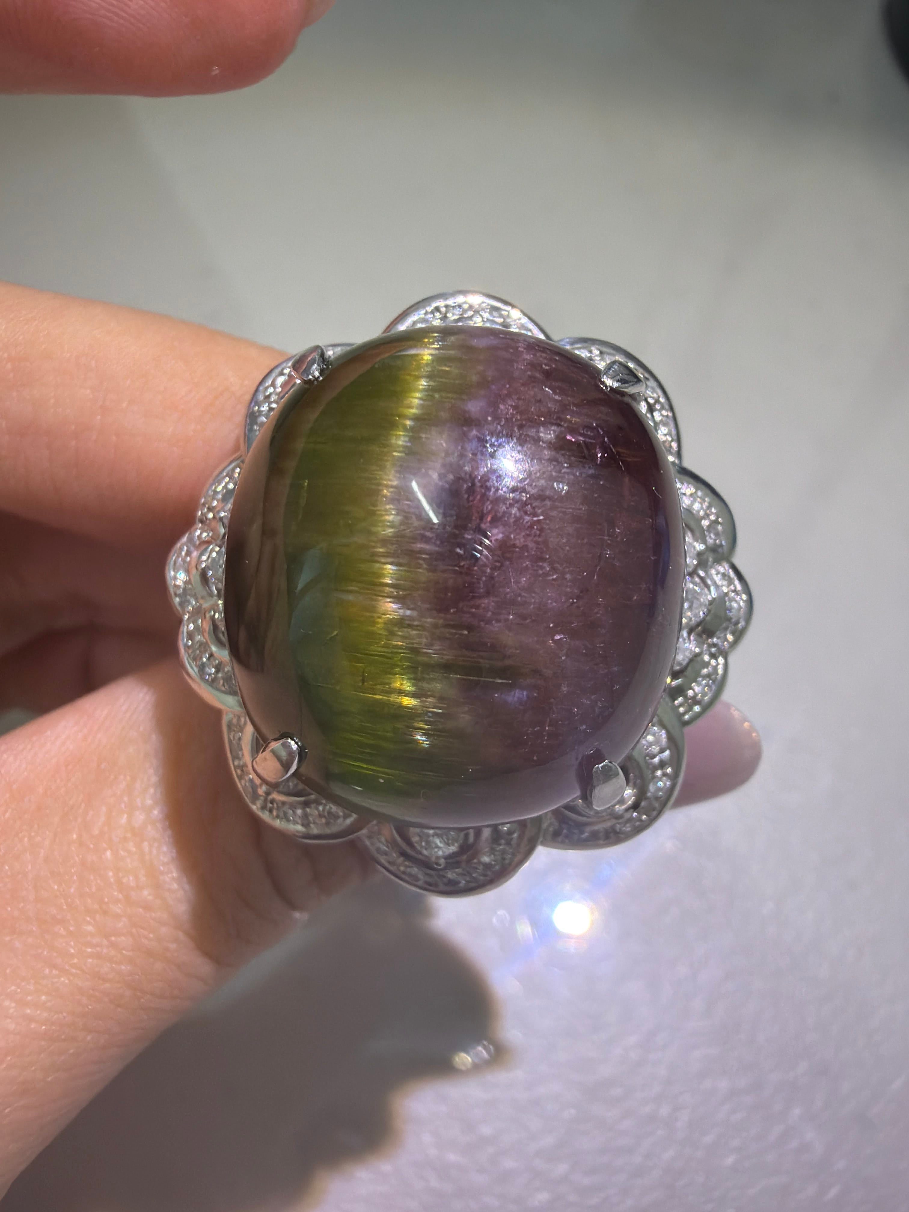 Luxury Promise Tourmaline Ring in PT900, TL43.09ct 4711 JJC0617