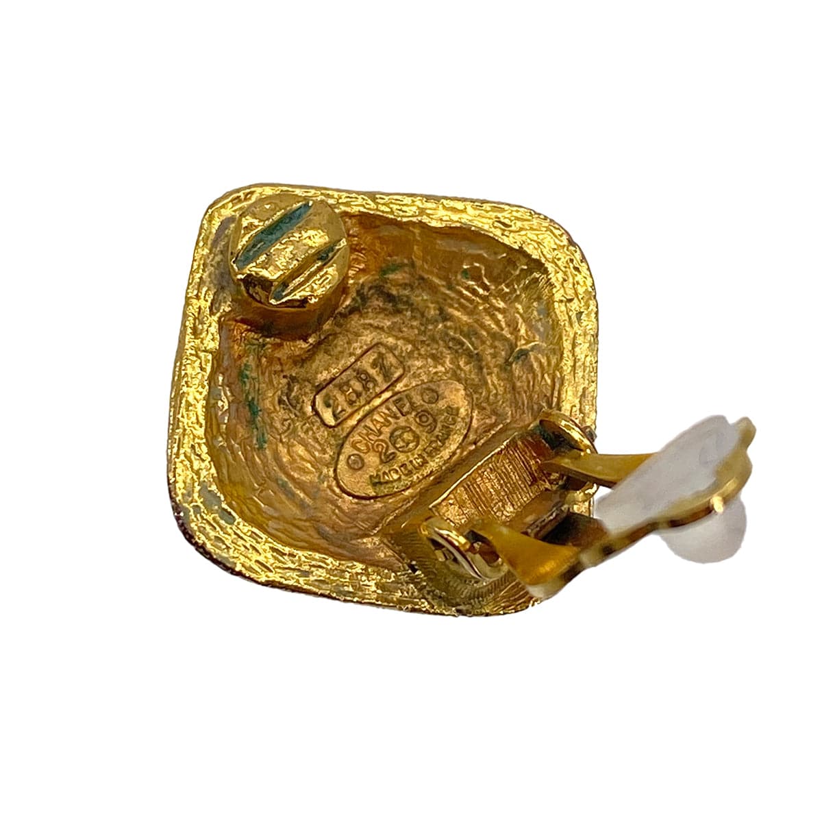 LUXURY PROMISE VINTAGE CHANEL EARRINGS COCOMARK GOLD ACCESSORY 29 90322025