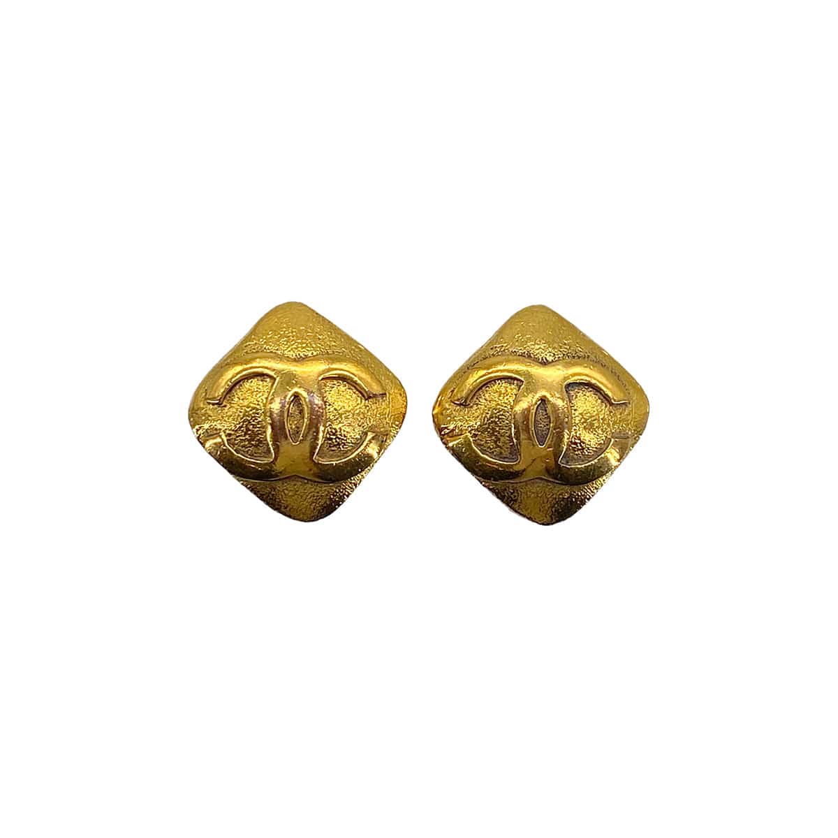 LUXURY PROMISE VINTAGE CHANEL EARRINGS COCOMARK GOLD ACCESSORY 29 90322025