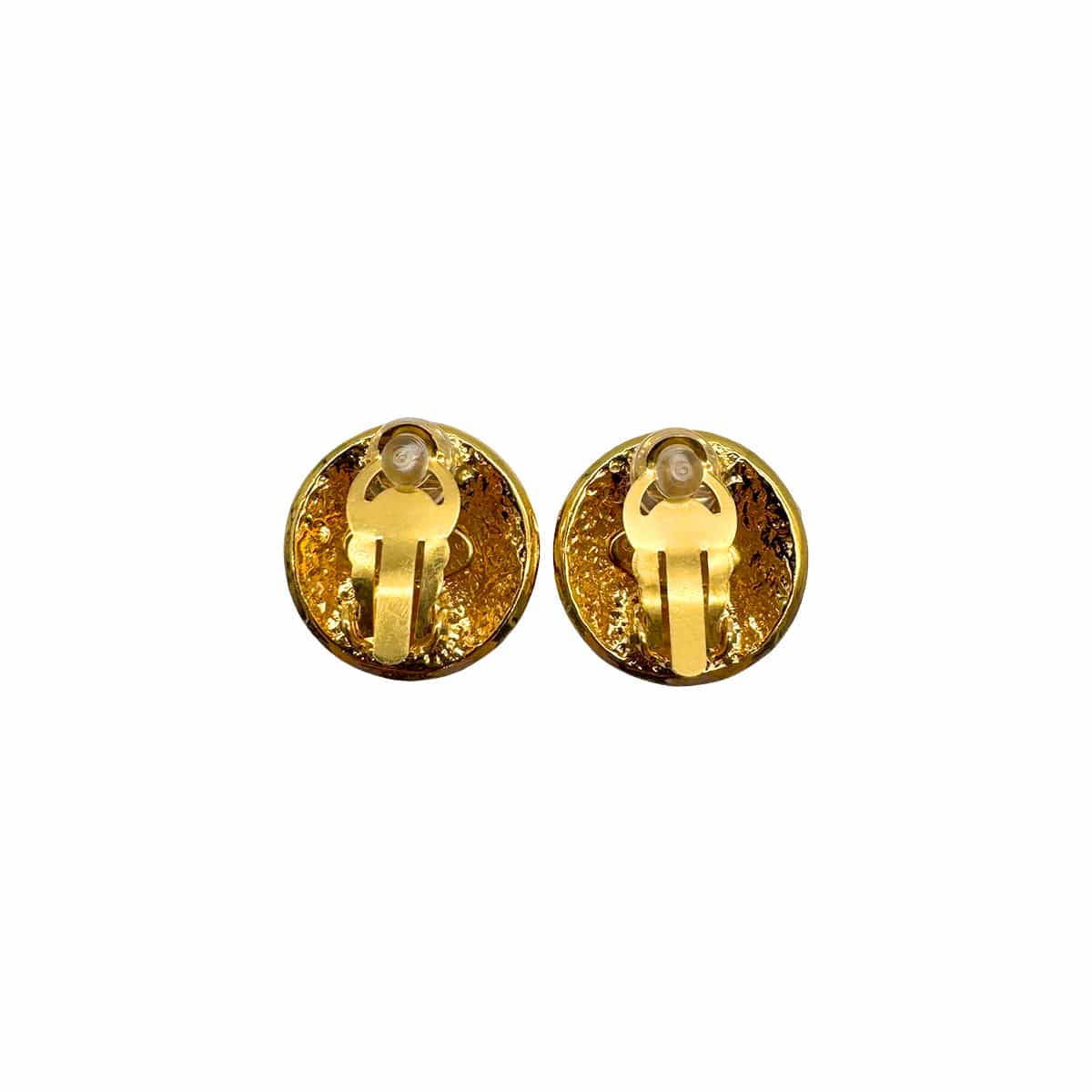 LUXURY PROMISE VINTAGE CHANEL EARRINGS COCOMARK ROUND ACCESSORY 94P 90328933