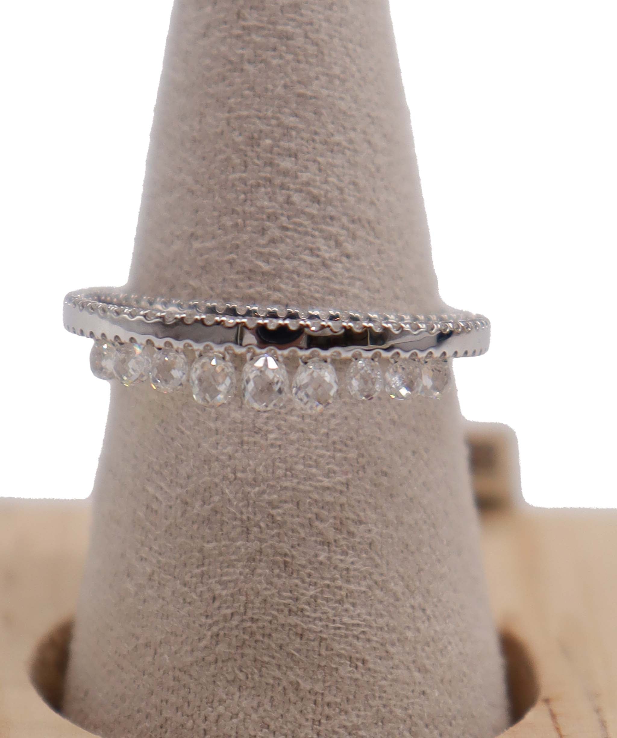 Luxury Promise WHITE BRIOLETTE WHITE BRIOLETTE SMALL DIAMONDS R3162