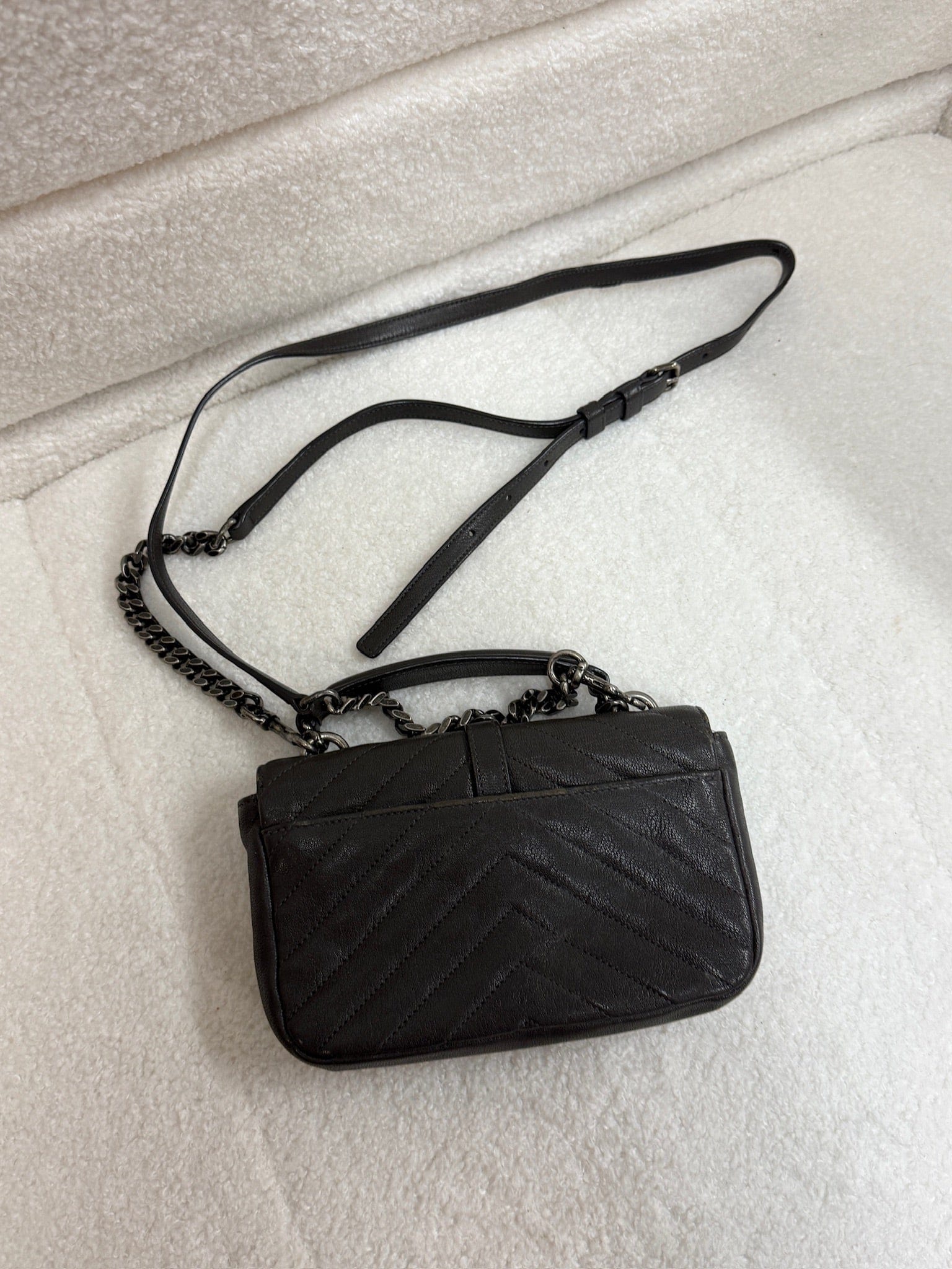 LUXURY PROMISE YSL College Mini Shoulder Bag
