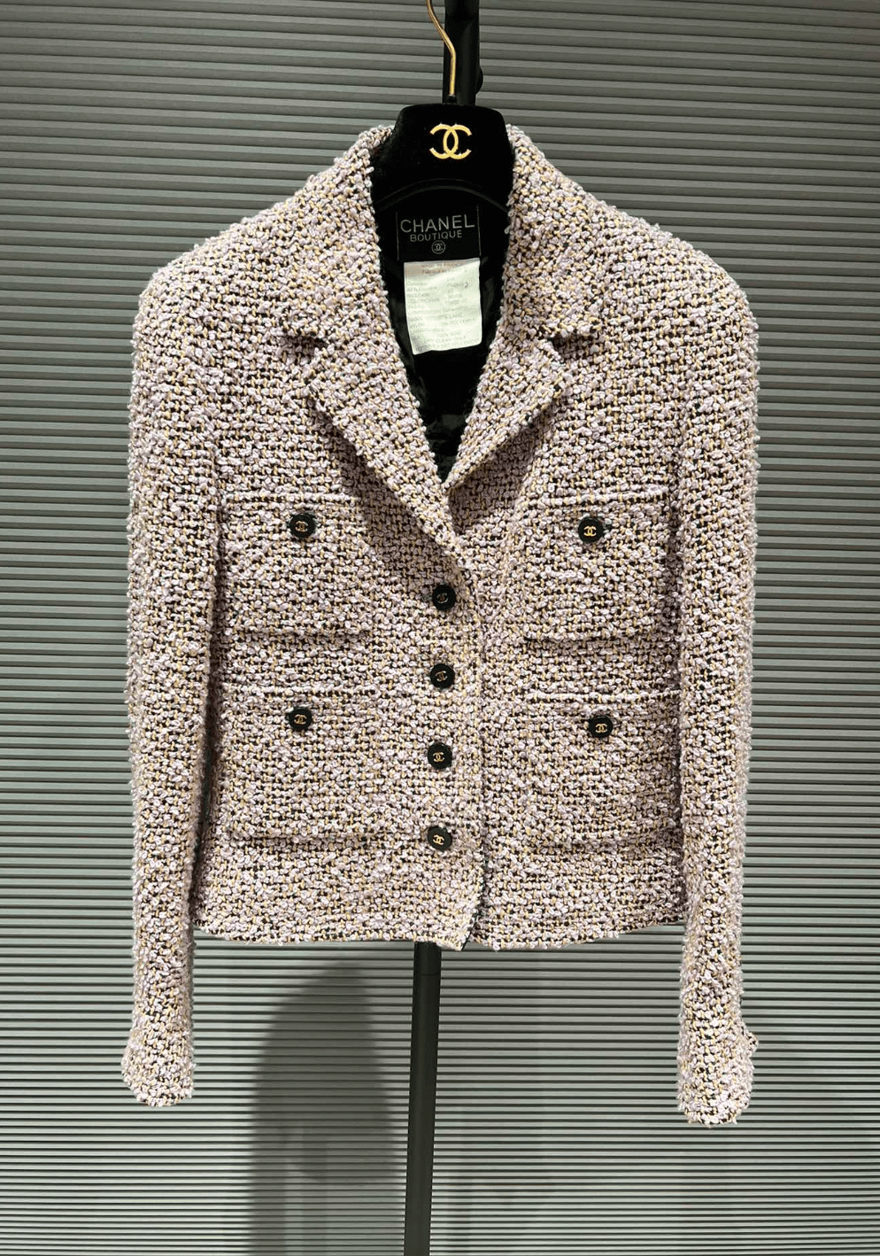 LuxuryPromise Chanel 94 tweed purple Jacket FT01