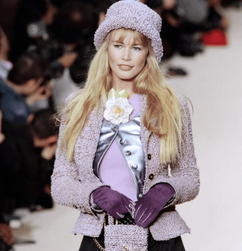 LuxuryPromise Chanel 94 tweed purple Jacket FT01