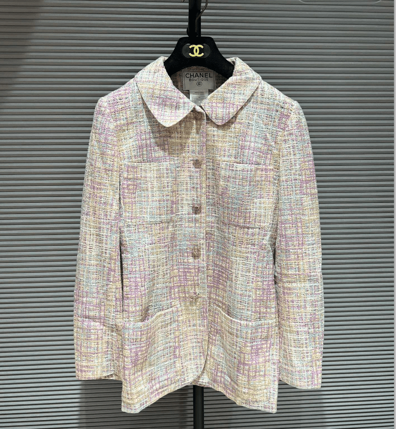 LuxuryPromise CHANEL VINTAGE 1998 light tweed jacket FT00067