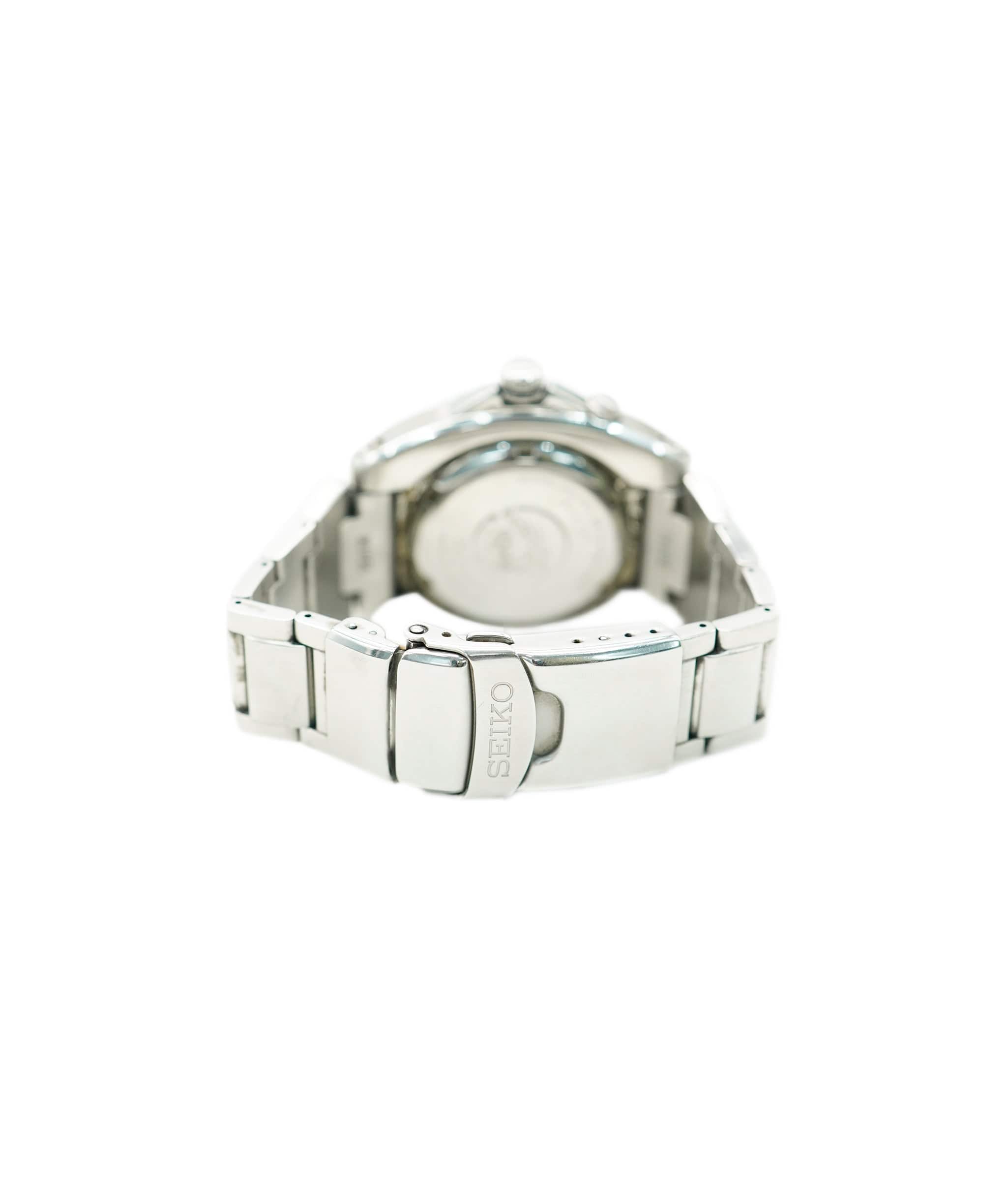 LuxuryPromise SEIKO Divers Kinetic Watches Metal Silver Auth am5567 DBXS1699