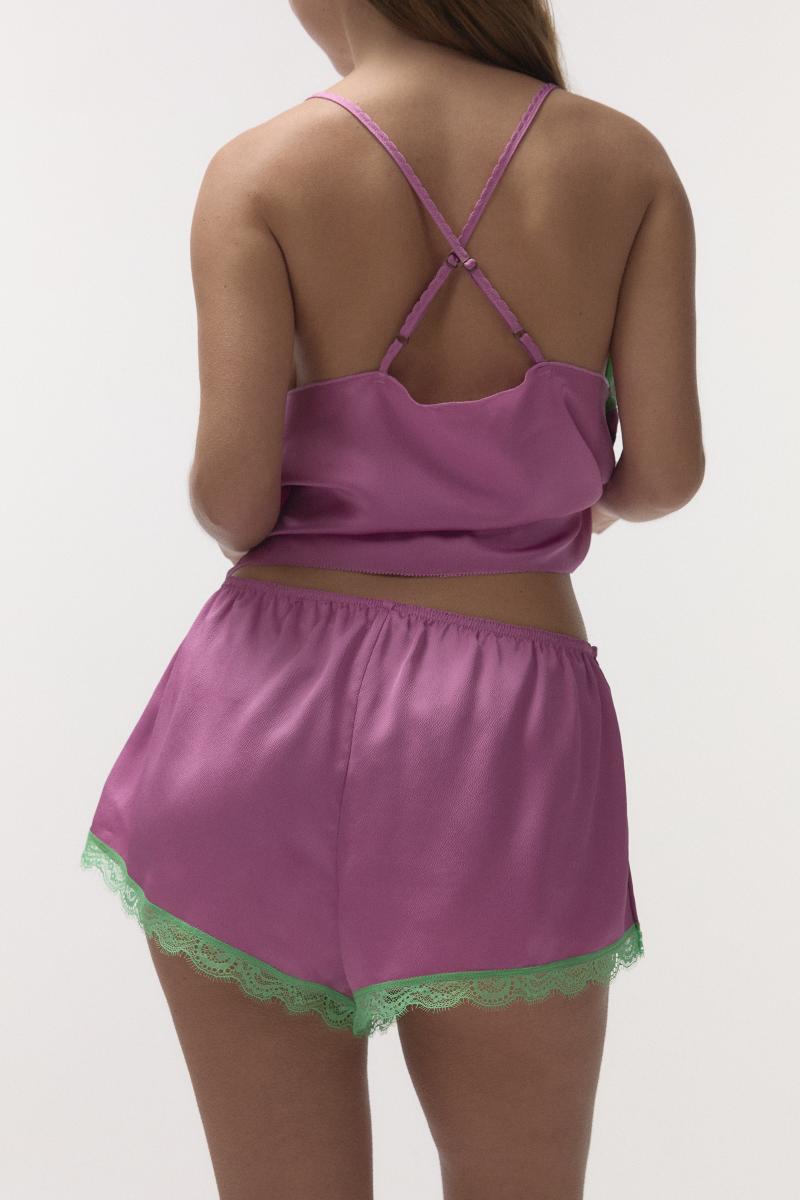 Maison Clad APOLLO SHORT PURPLE GREEN AVAILABLE IN XS, S, M MCL13296