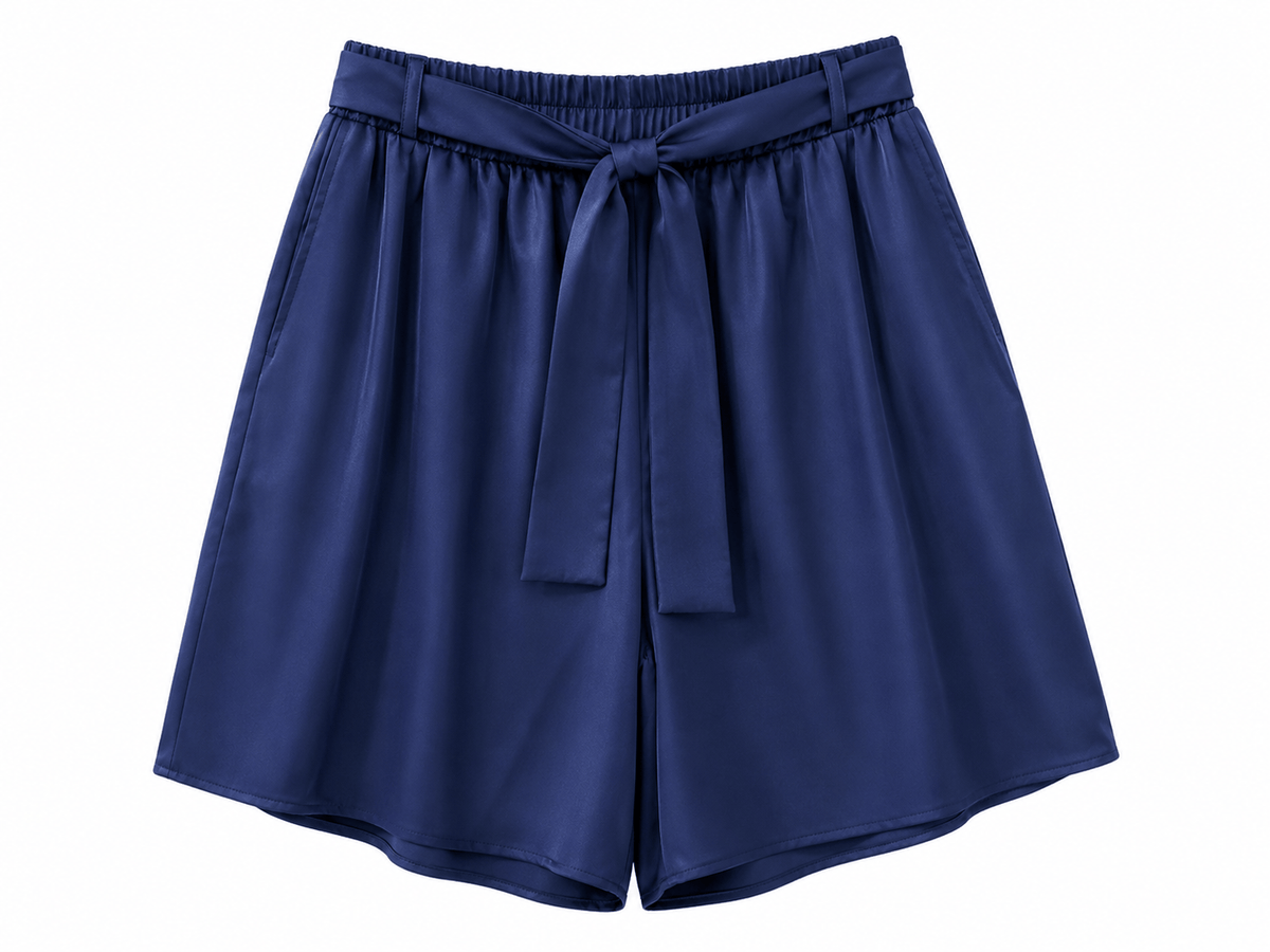 Maison Clad BERMUDA MAXI HELENA NAVY BLUE POCKETS MCL11861