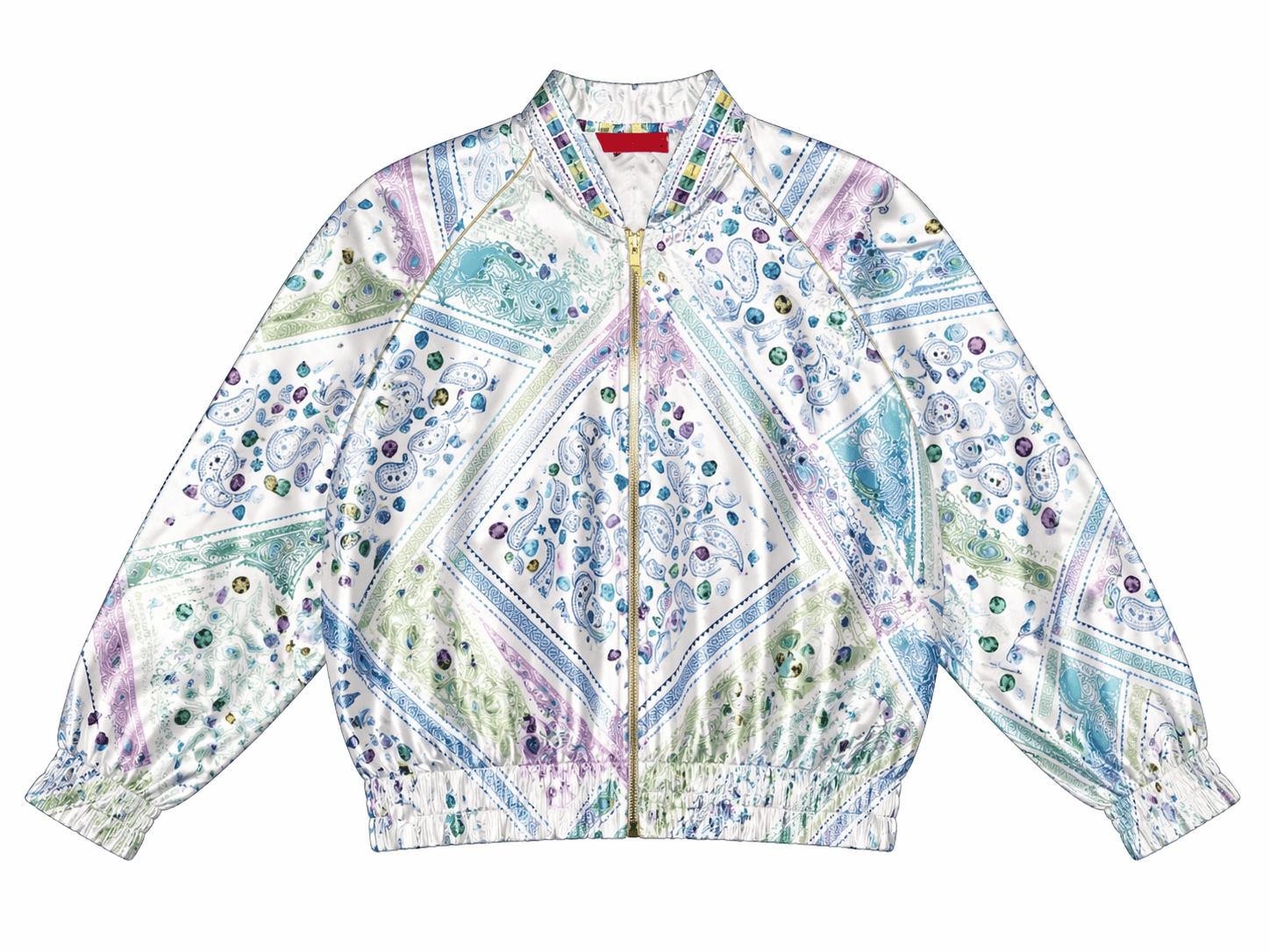 Maison Clad BOMBER CAPE SHAPE PARAIBA BANDANA OFF WHITE MCL00991