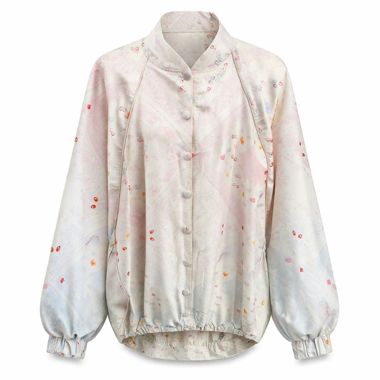 Maison Clad BOMBER DRESS CAPE BANDANA LUCKY CHARMS MCL00754