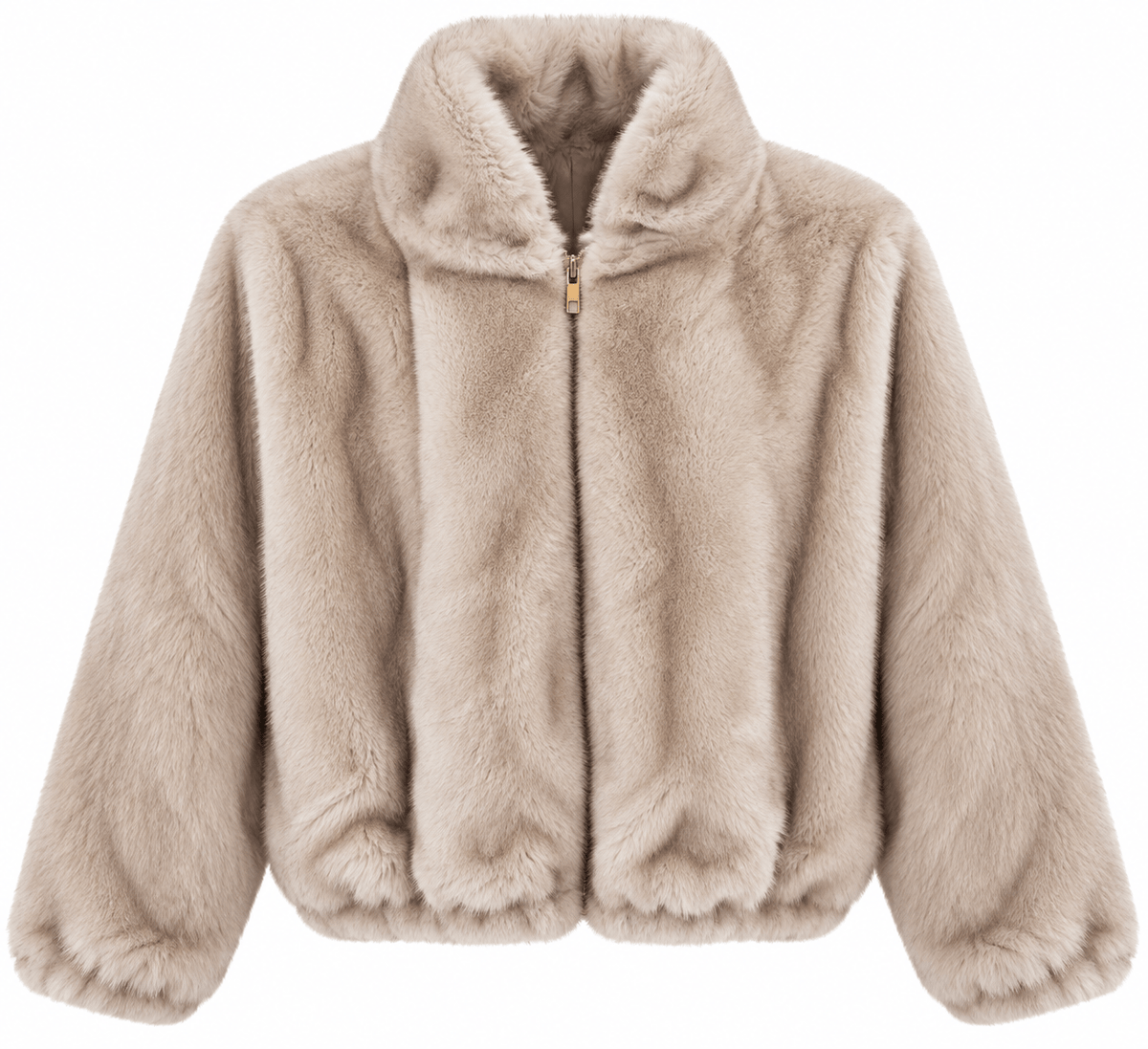 Maison Clad BOMBER FAUX FUR SILK LINING MCL13258