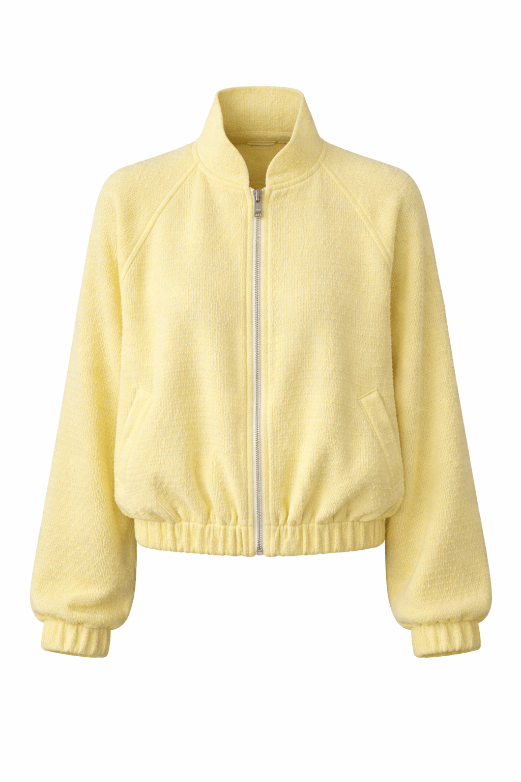 Maison Clad BOMBER MAXI SLEEVES TWEED YELLOW MCL00756