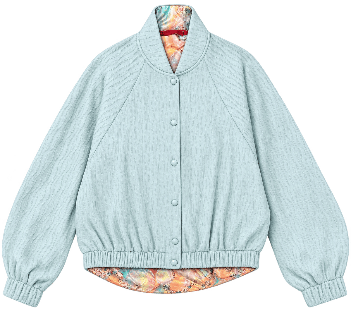 Maison Clad BOMBER REVERSIBLE KNIT BUBBLE MCL13694