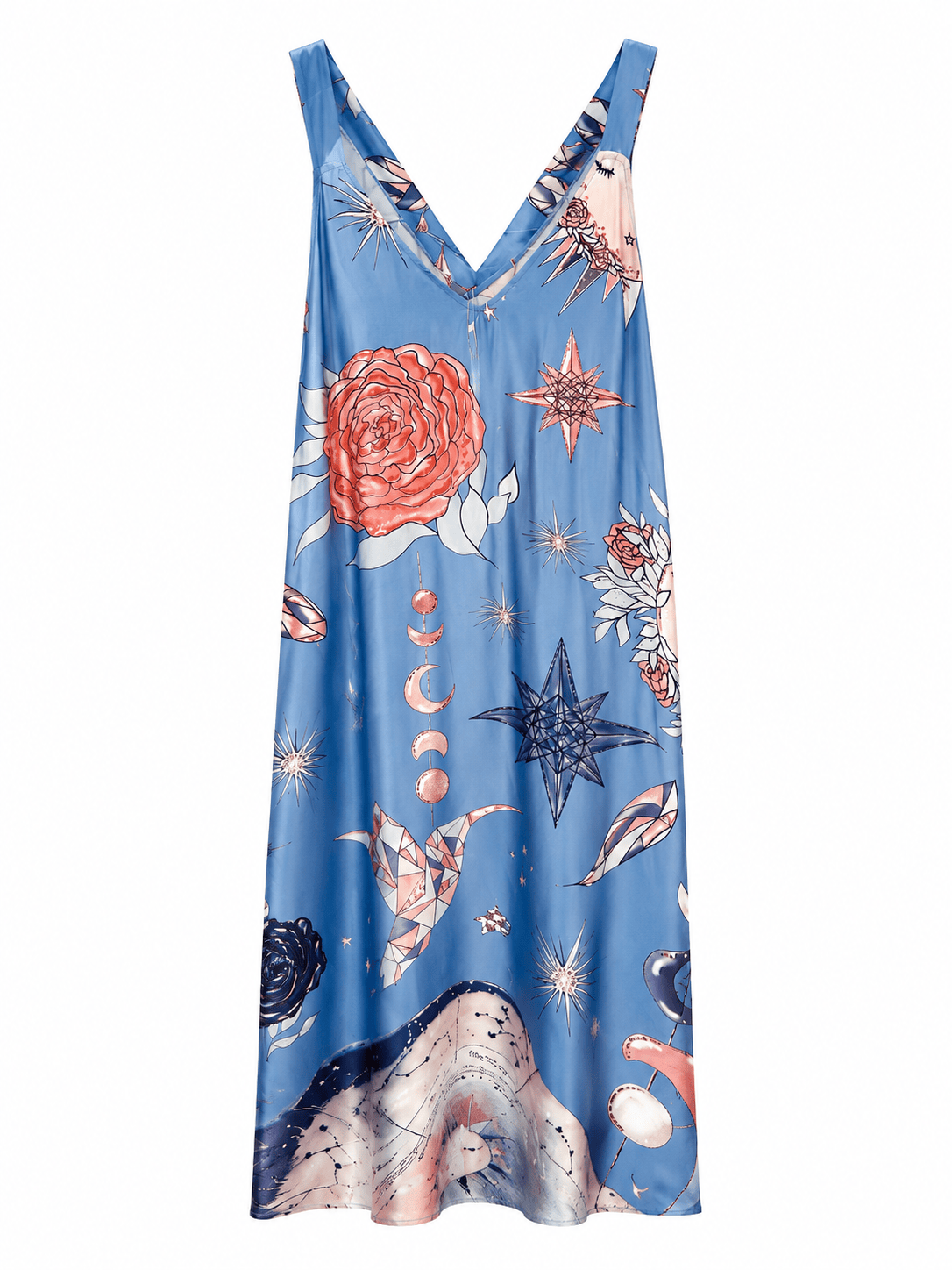 Maison Clad DRESS ELVIRA BLUE MCL11626