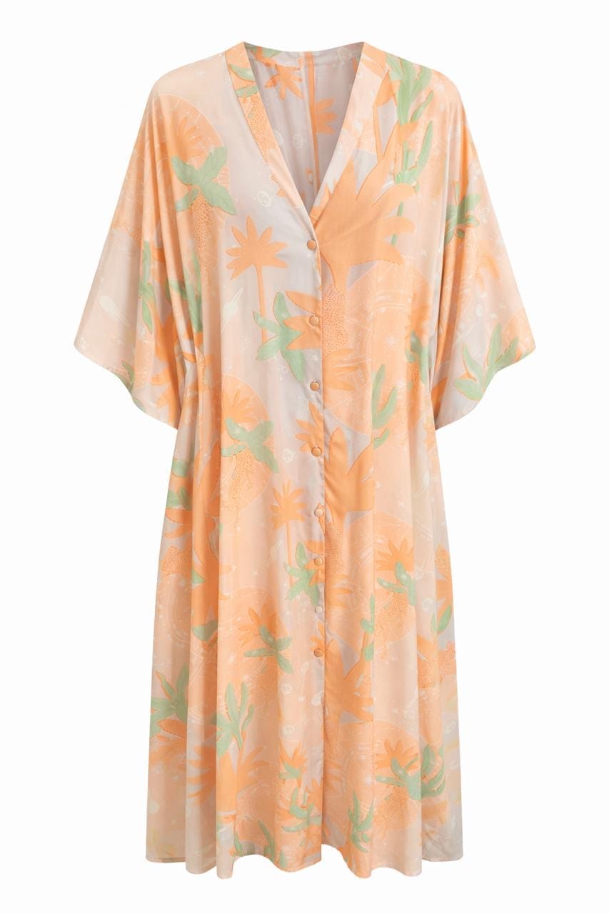 Maison Clad DRESS EVANGELIA ASTRO MINT MCL00589
