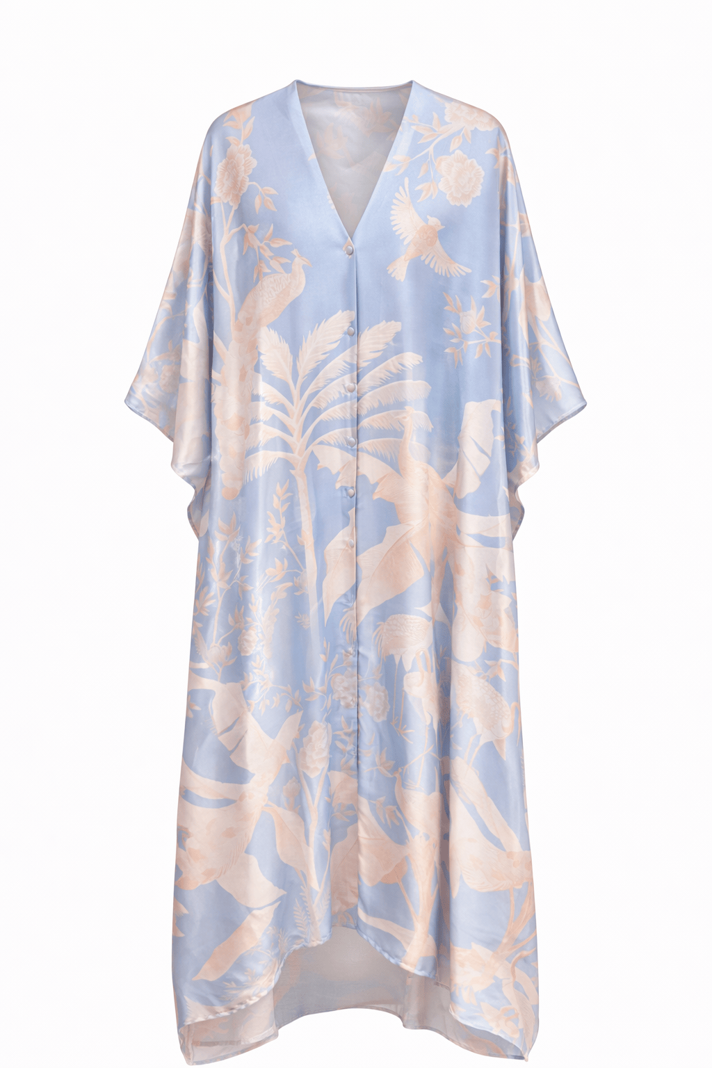 Maison Clad DRESS EVANGELIA KAFTAN PEACOCK MCL00245