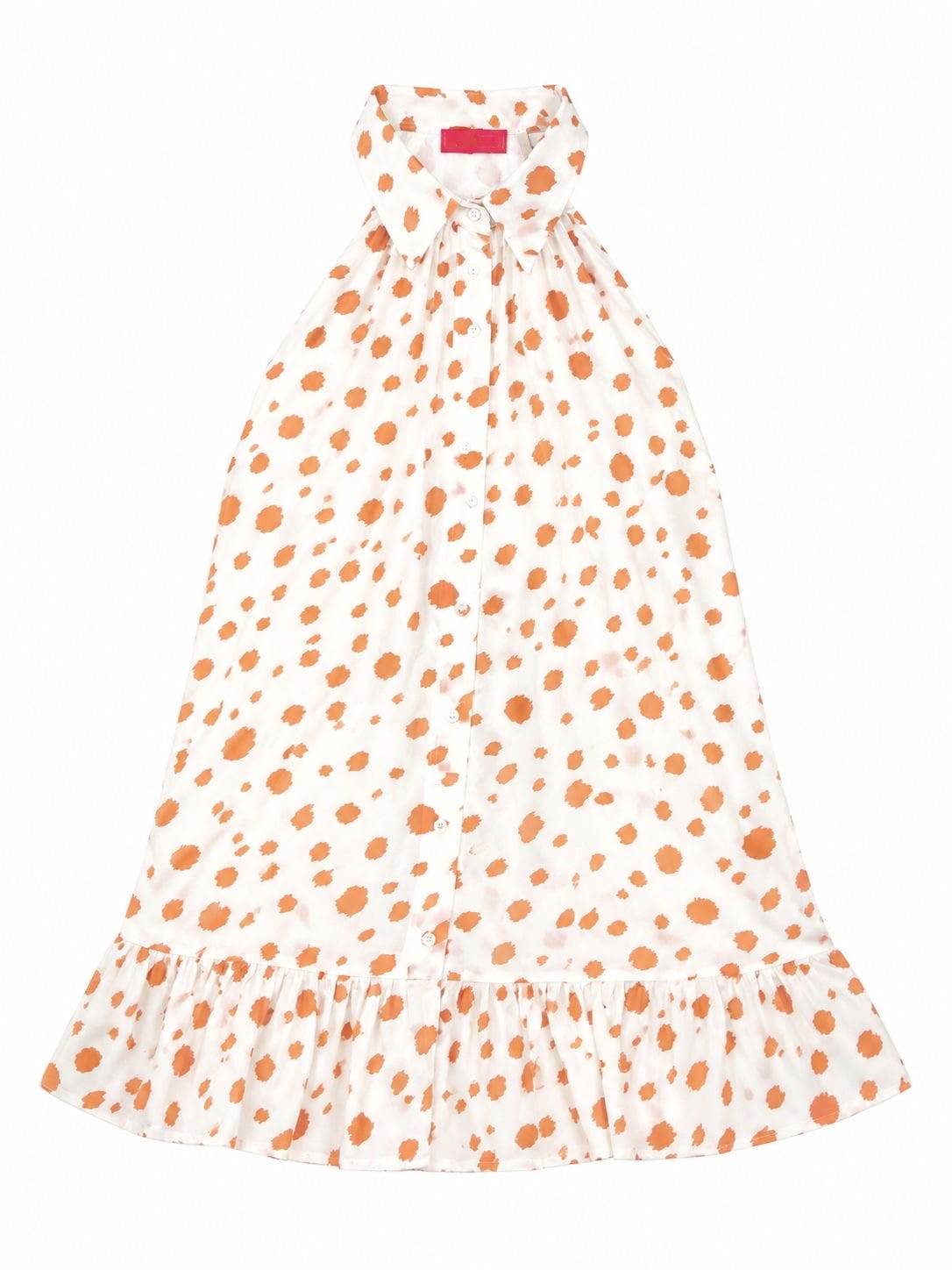 Maison Clad DRESS FAUVE BAMBI DOTS BEIGE MCL11536
