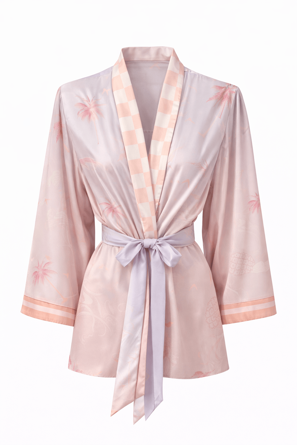 Maison Clad DRESS JACKY PALM LILAC MCL00652
