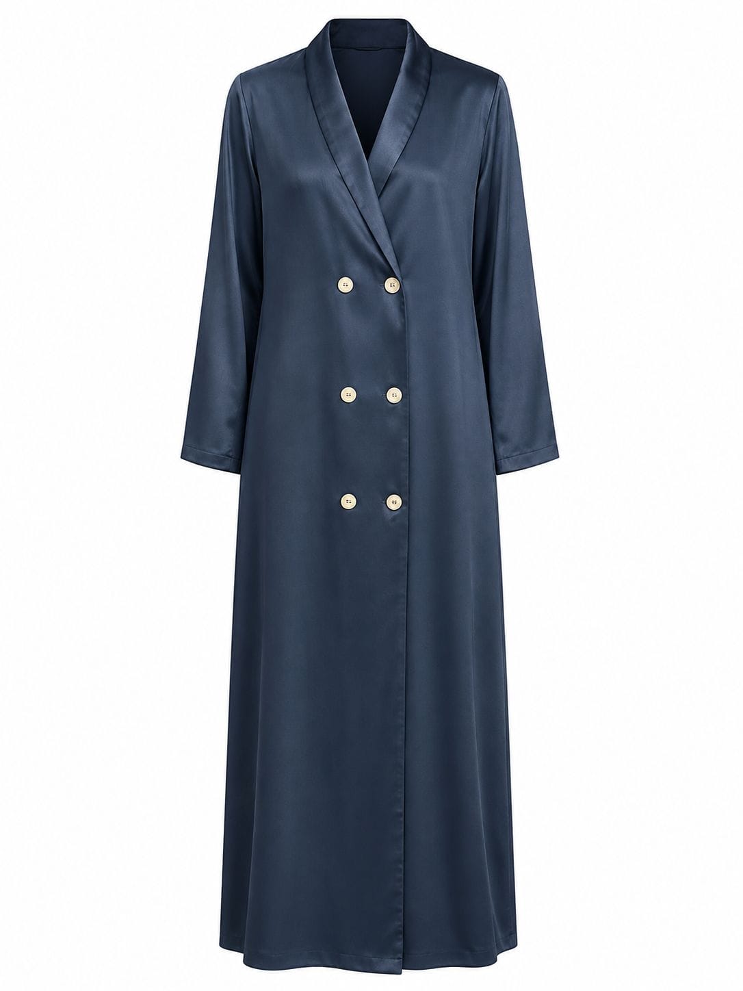 Maison Clad DRESS JO BLUE PLEATED SHIMMERS MCL13179