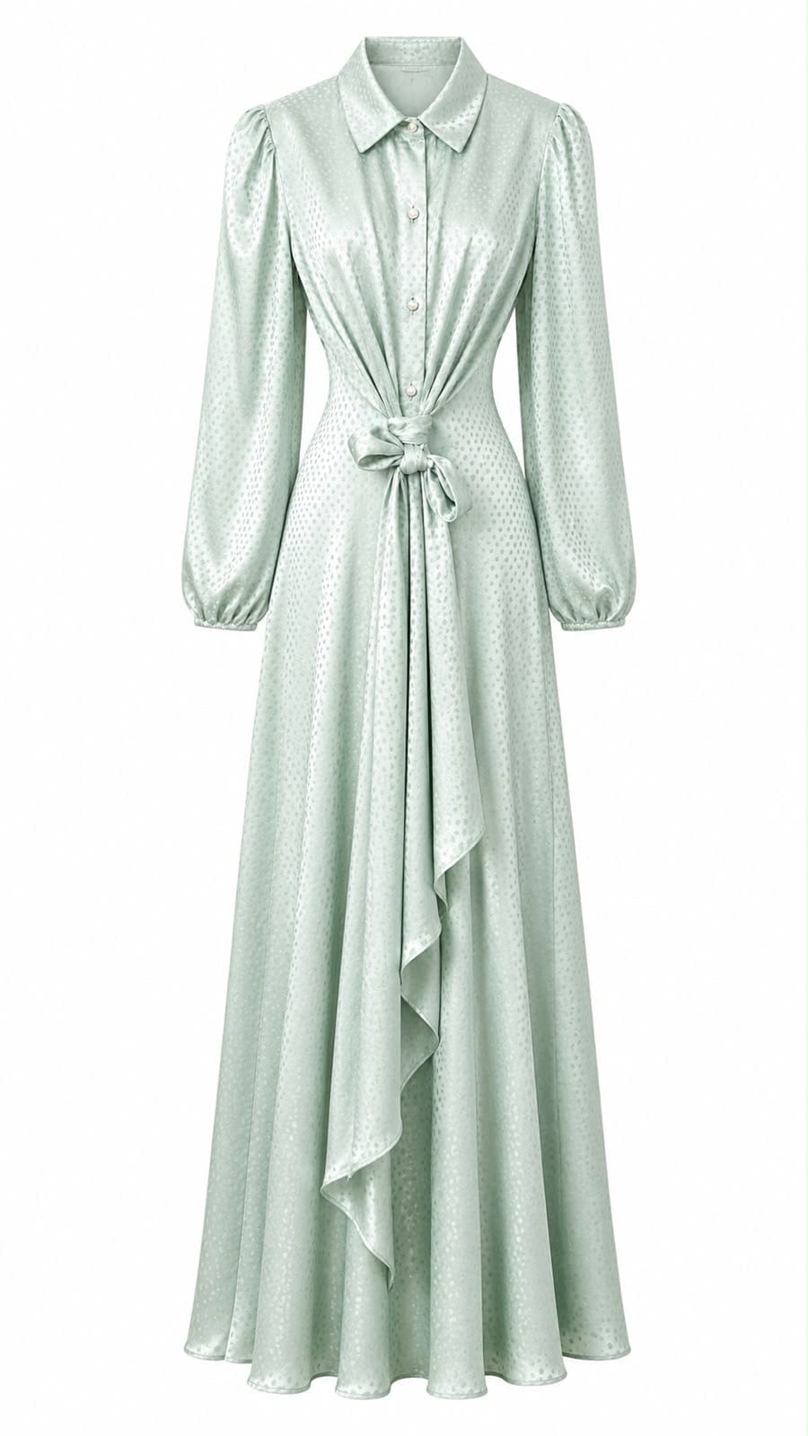 Maison Clad DRESS MIRANDA GREEN MCL12224