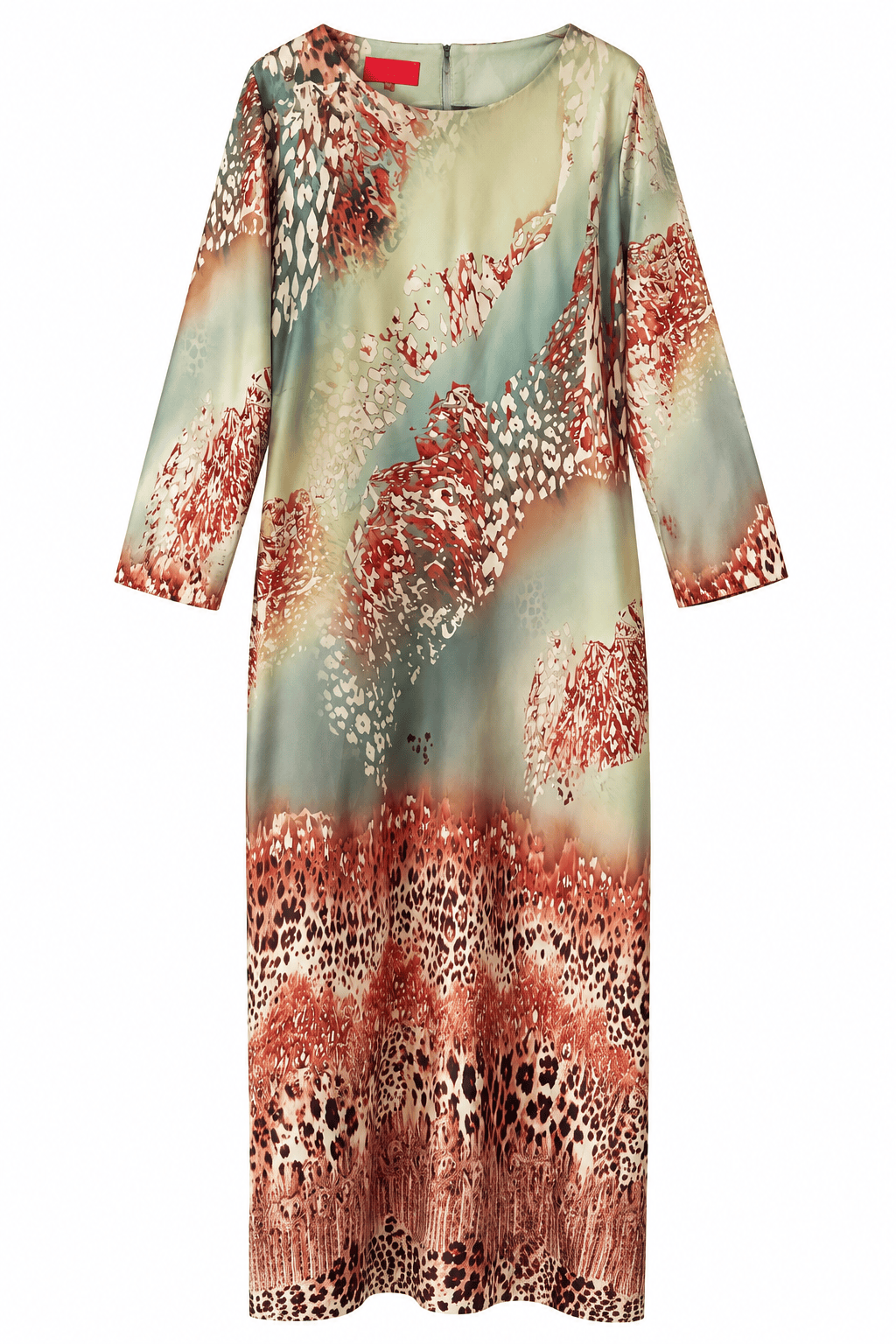 Maison Clad DRESS MISS SUEDE LEO GRADIENT AUTUMN MCL13372