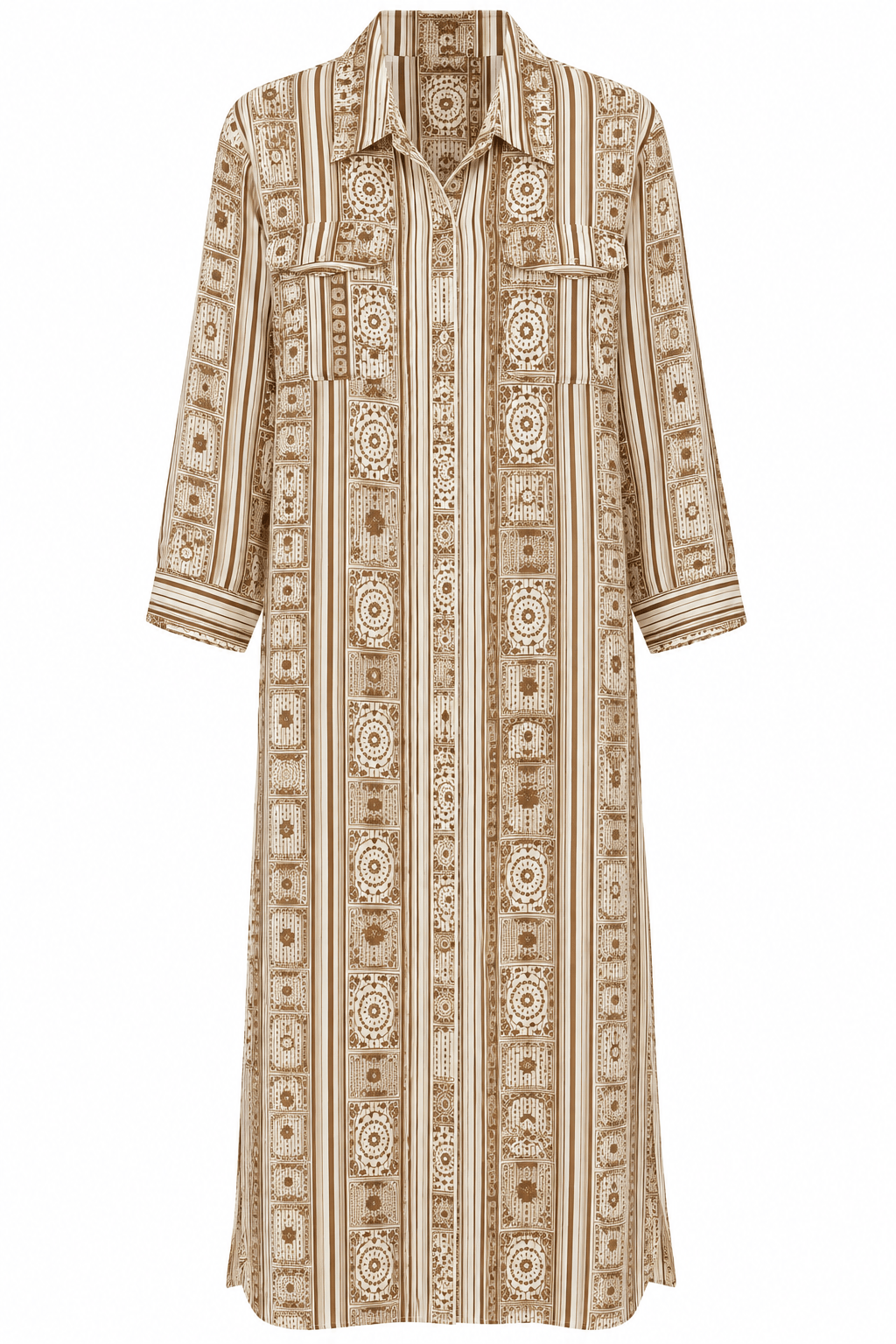 Maison Clad DRESS MORISIA BANDANA PINSTRIPES MCL13265