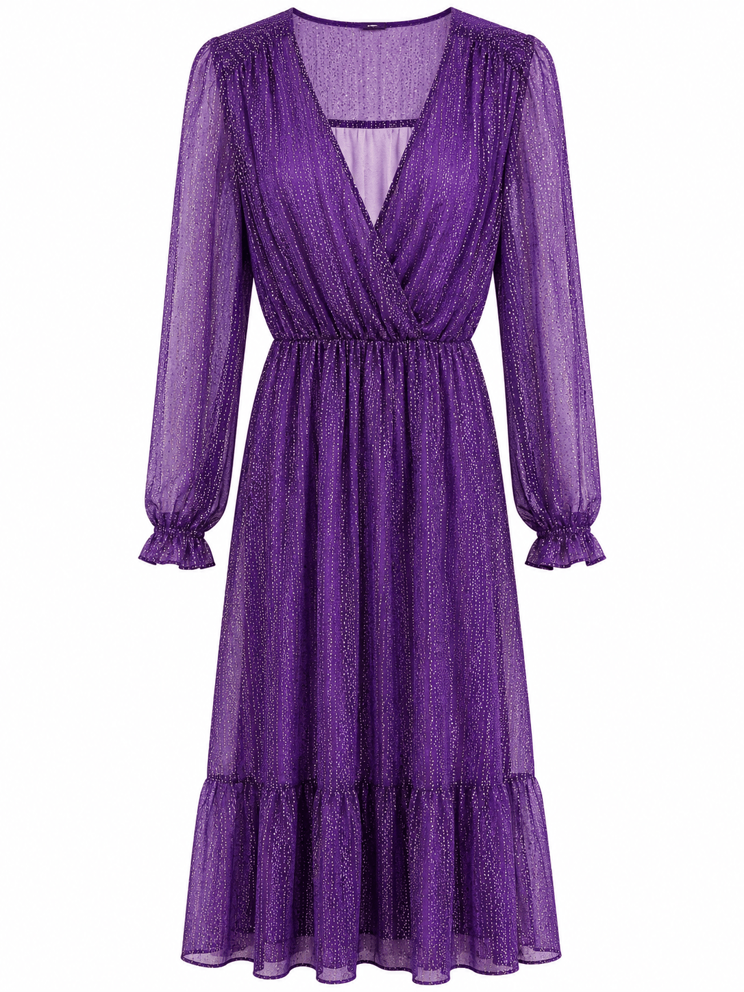 Maison Clad DRESS SOPHIE PURPLE SHIMMERS MCL12390