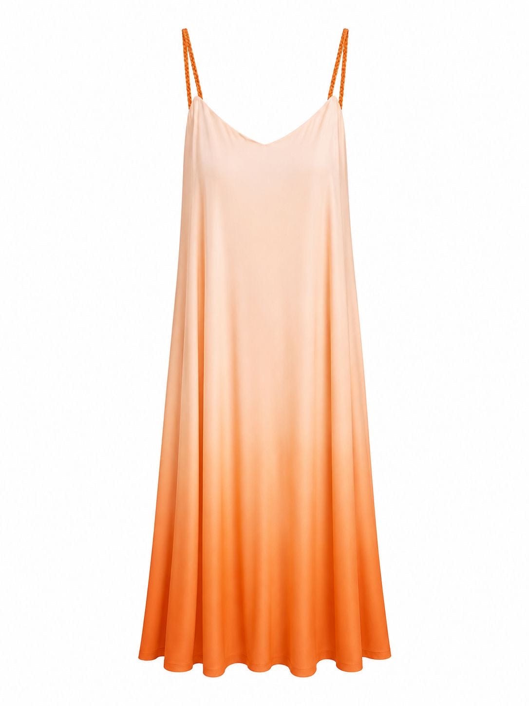 Maison Clad DRESS STRAP GRADIENT ORANGE WHITE MCL11836