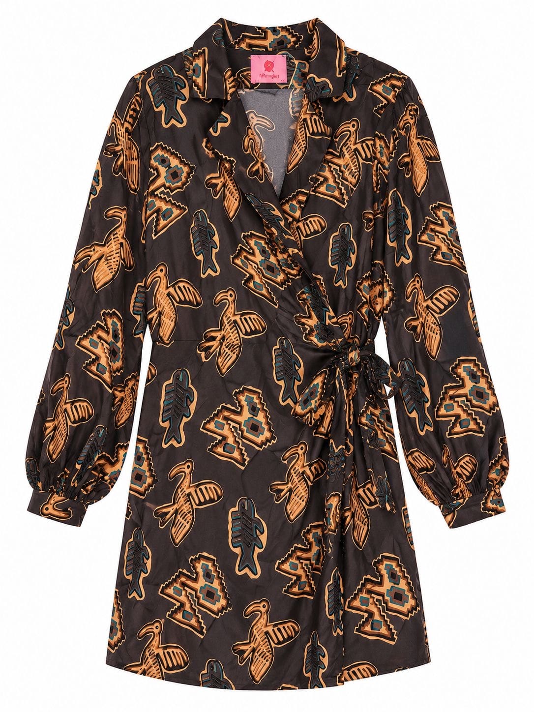 Maison Clad DRESS WRAP AZTEC MCL11982