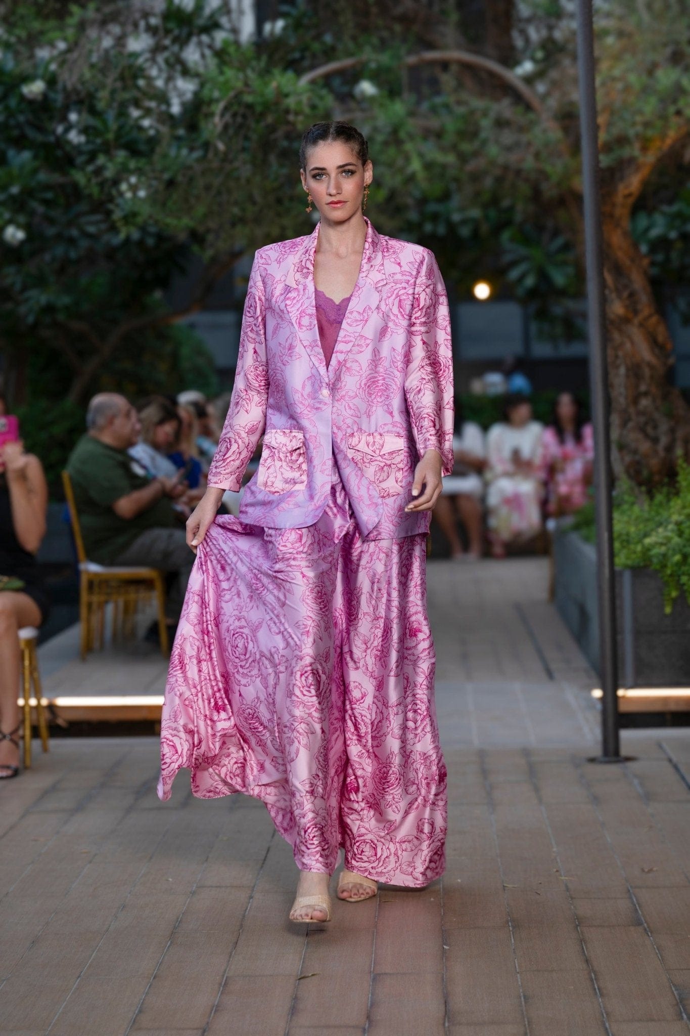 Maison Clad HARRIS JACKET ROSES GRADIENT MCL00125