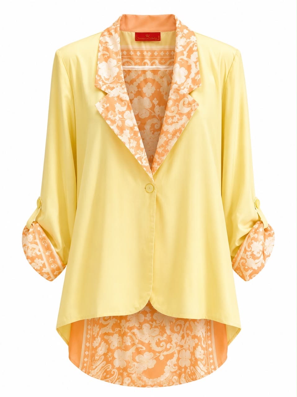 Maison Clad JACKET AVITA YELLOW PLAIN BANDANA MOSAIC MCL12258