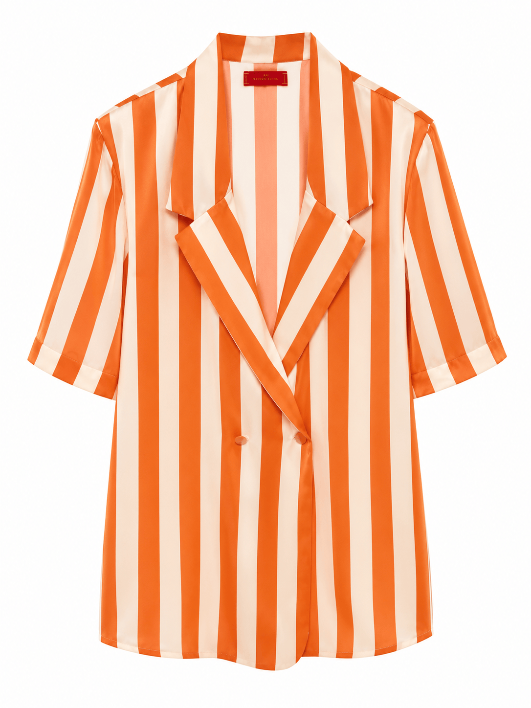 Maison Clad JACKET CLEA SS STRIPES ORANGE MCL11584